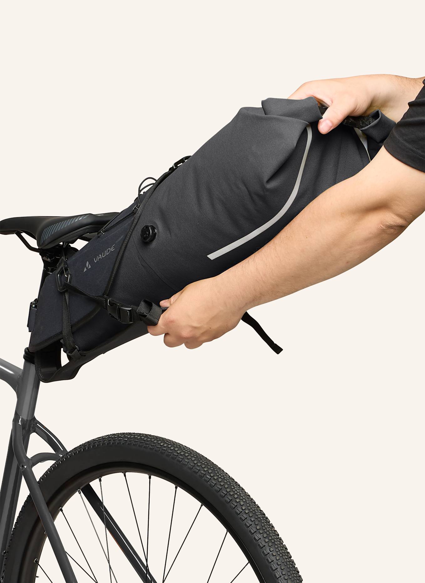 VAUDE Satteltasche TRAILSADDLE CAGE: SCHWARZ