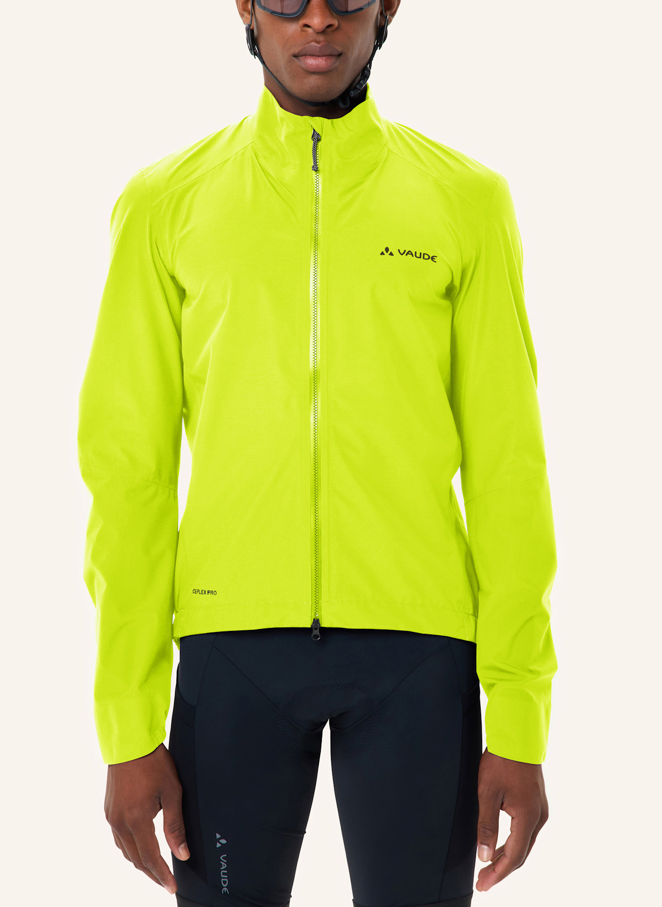 VAUDE Hardshell-Jacke M KURO PRO RAIN JACKET: NEONGELB