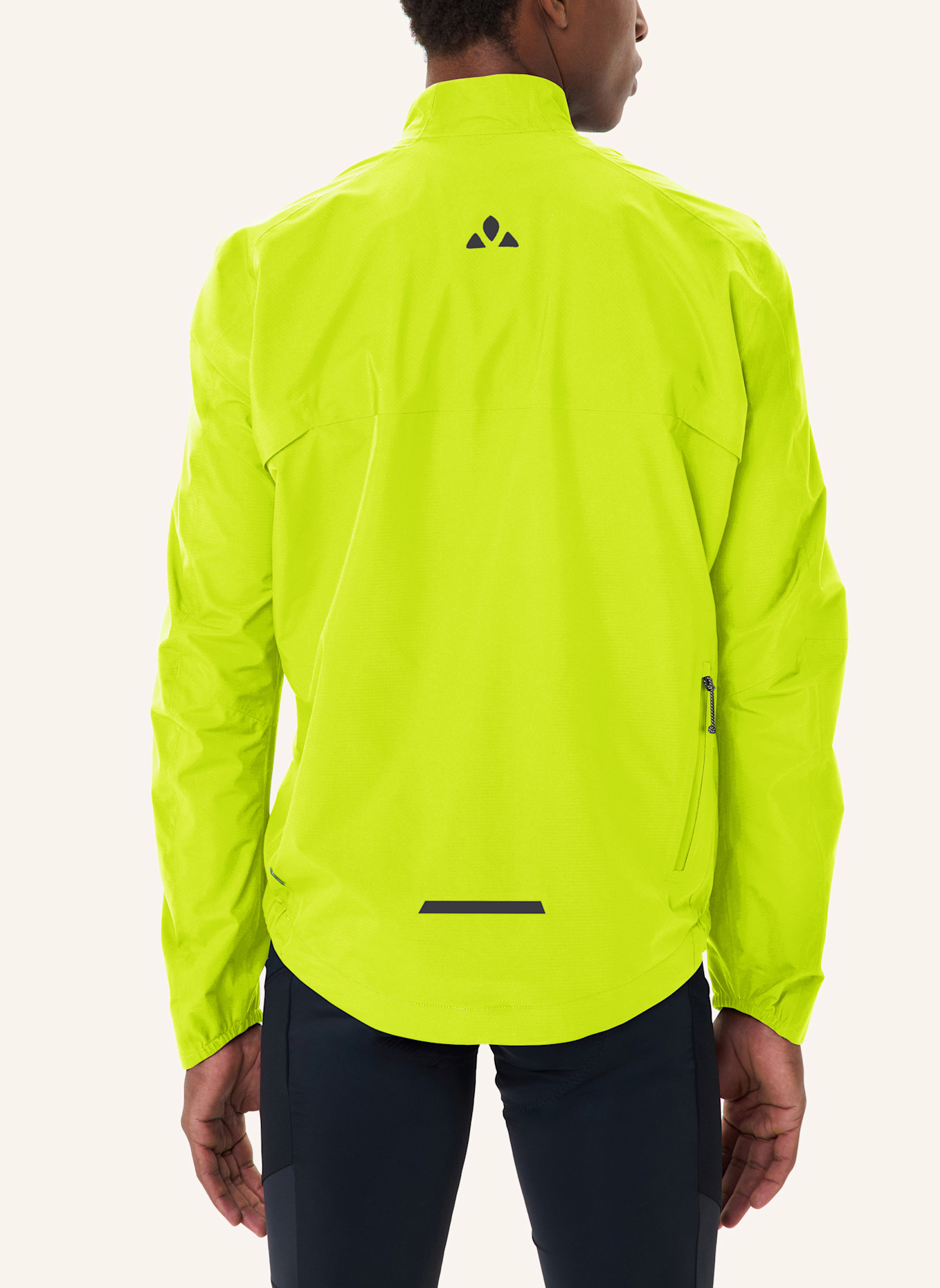 VAUDE Hardshell-Jacke M KURO PRO RAIN JACKET: NEONGELB
