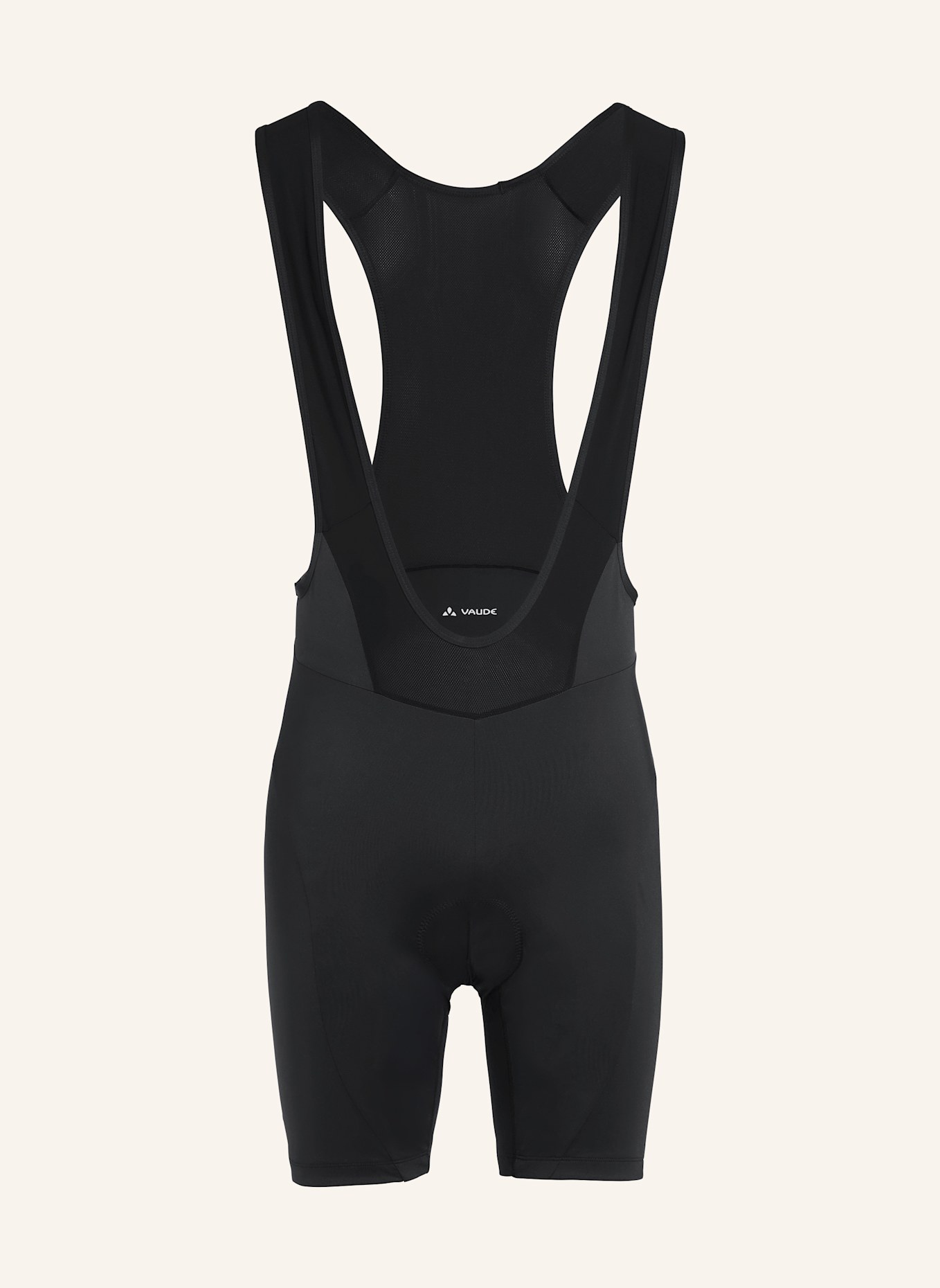 VAUDE Radhose mit Trägern und gepolstertem Einsatz M MATERA BIB TIGHTS: SCHWARZ