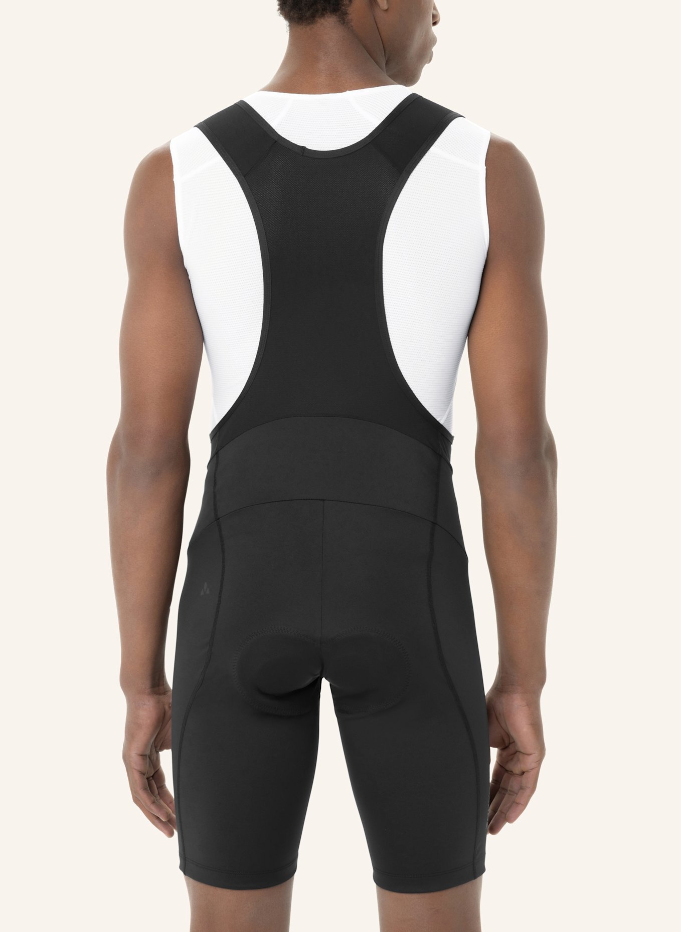 VAUDE Radhose mit Trägern und gepolstertem Einsatz M MATERA BIB TIGHTS: SCHWARZ