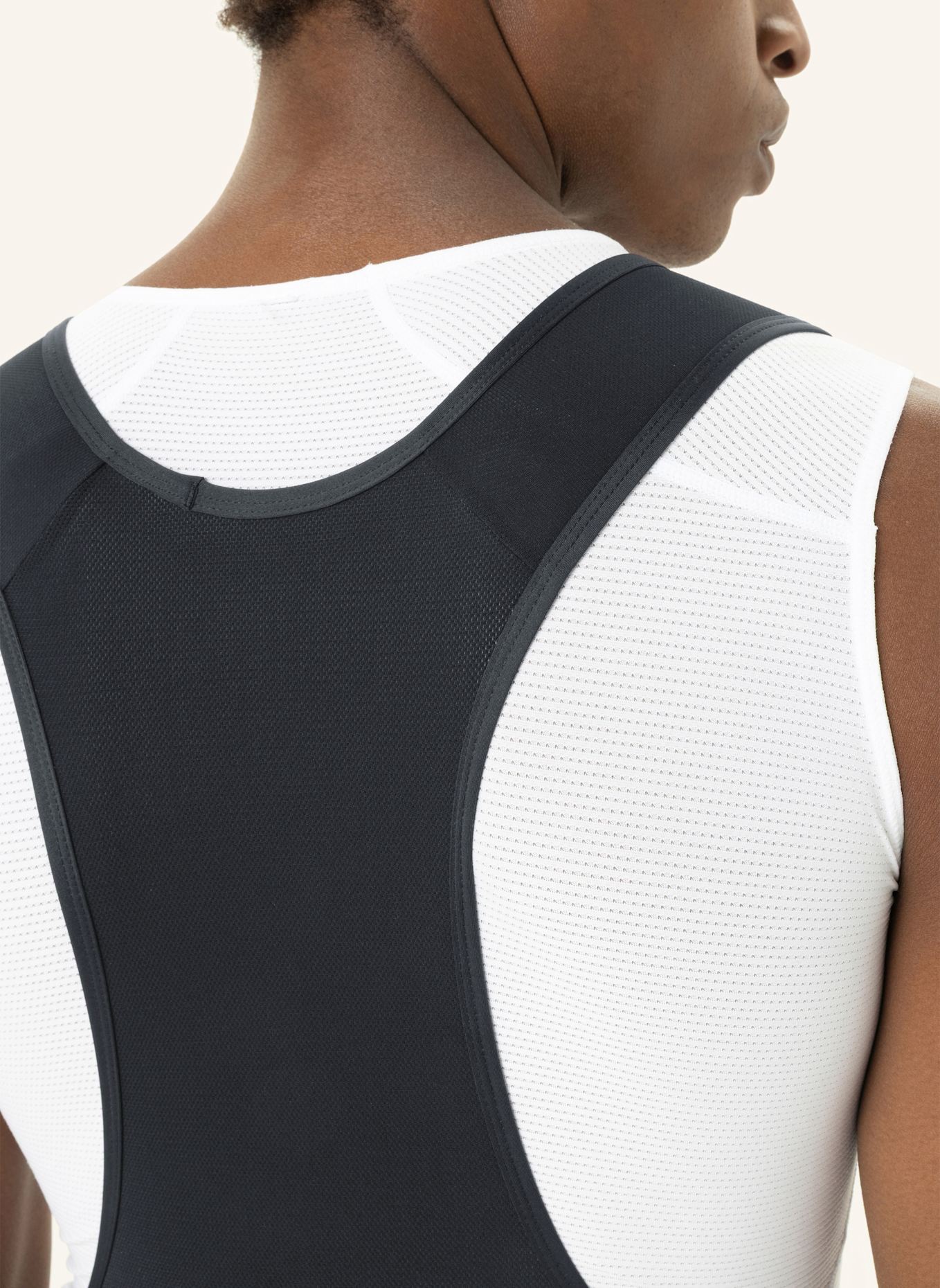 VAUDE Radhose mit Trägern und gepolstertem Einsatz M MATERA BIB TIGHTS: SCHWARZ