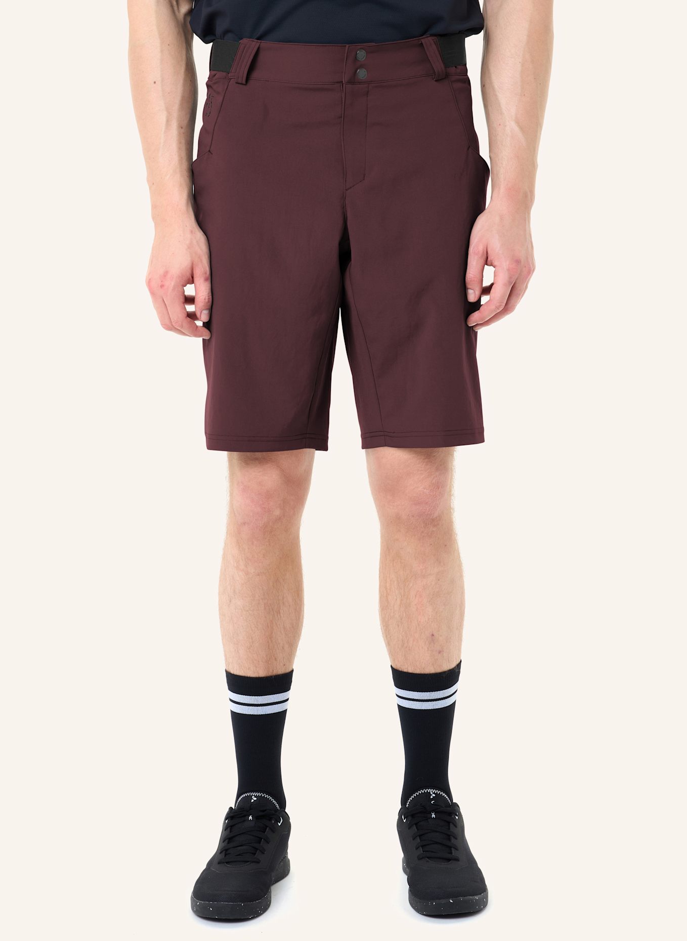 VAUDE Radhose mit gepolstertem Einsatz W LOAMER SHORTS: BEIGE