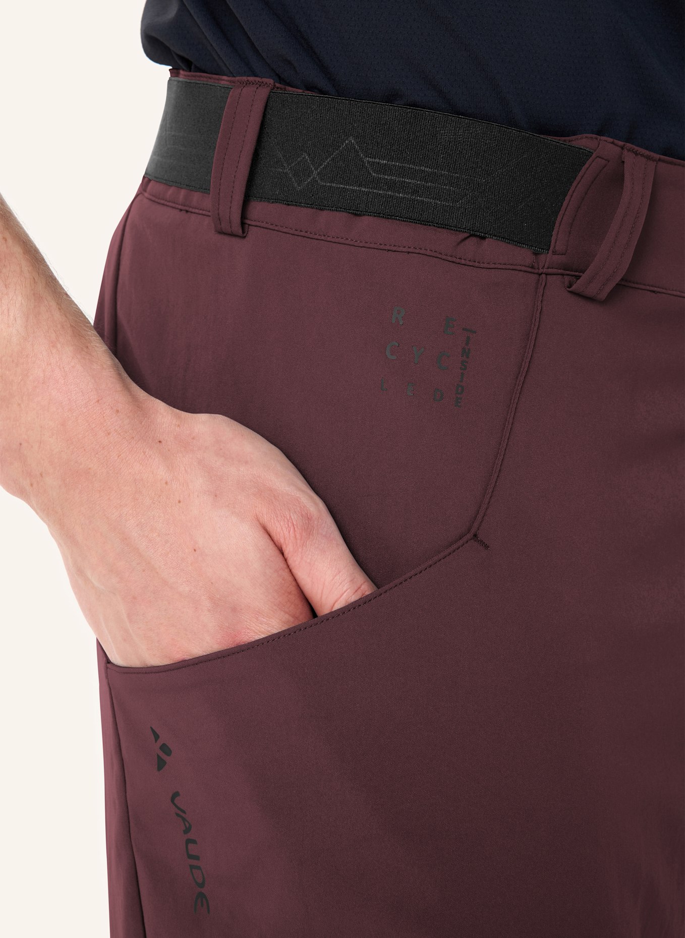 VAUDE Radhose mit gepolstertem Einsatz W LOAMER SHORTS: BEIGE
