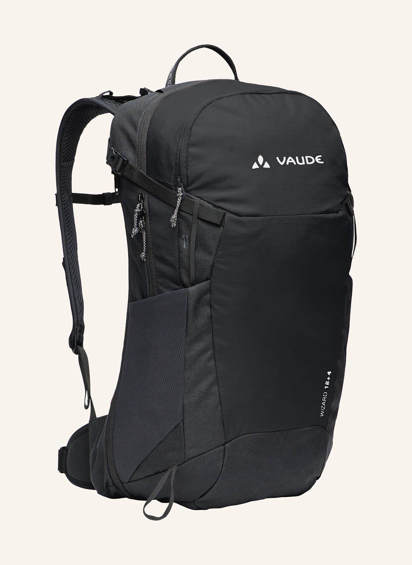 VAUDE Rucksack WIZARD 18+4: SCHWARZ