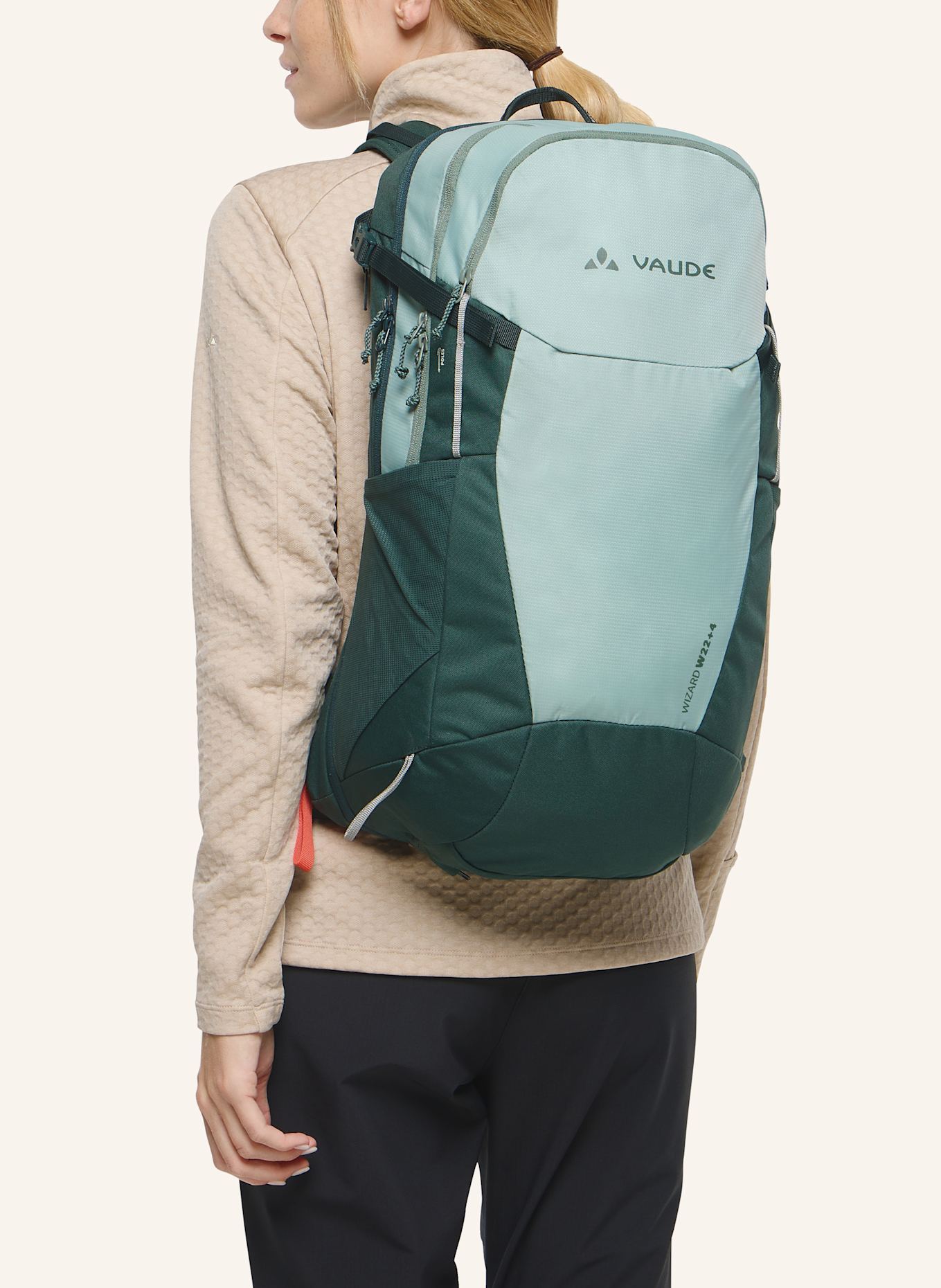 VAUDE Rucksack WIZARD 22+4 26 l: GRÜN