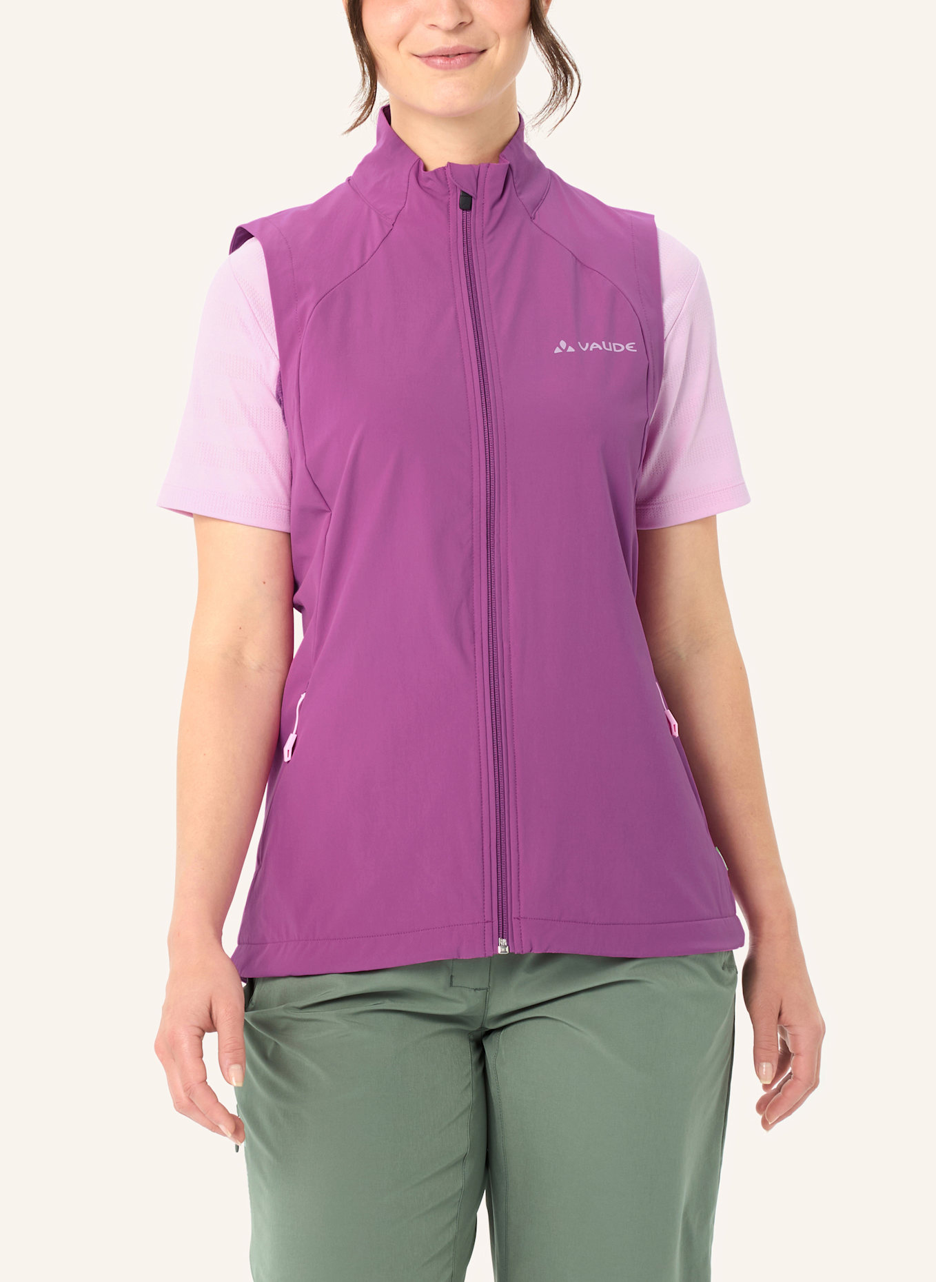 VAUDE Radweste W YARAS VEST: LILA