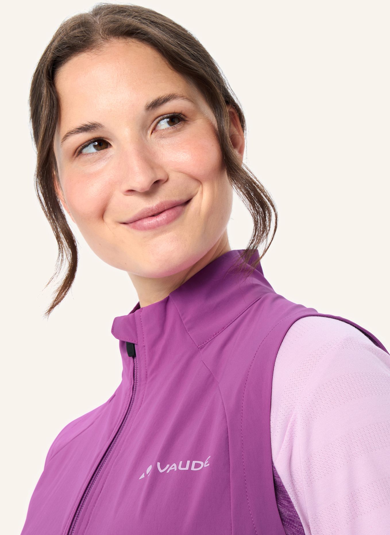 VAUDE Radweste W YARAS VEST: LILA