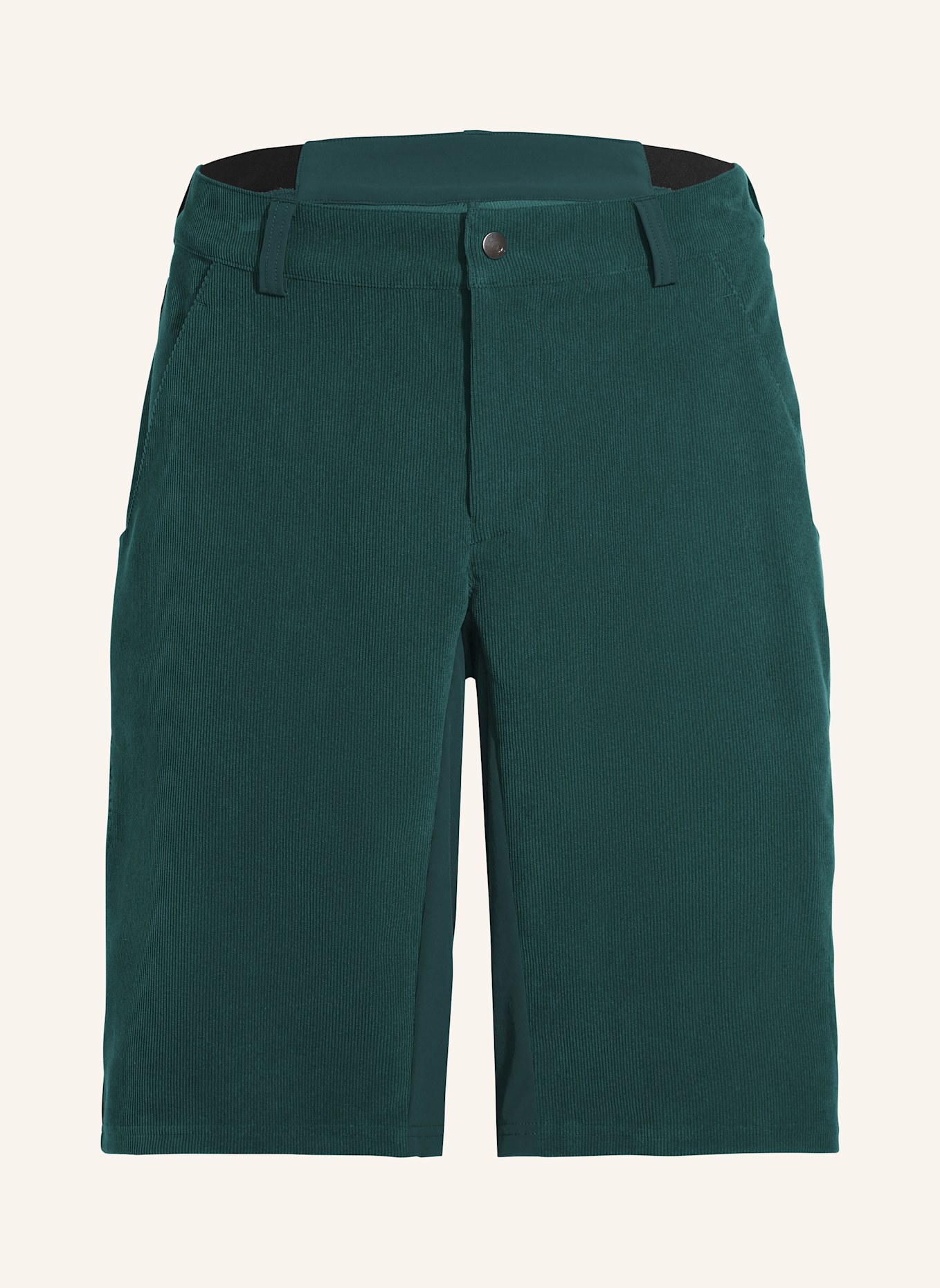 VAUDE Radhose ohne gepolsterten Einsatz M LOAMER BASE CORD SHORTS: GRÜN