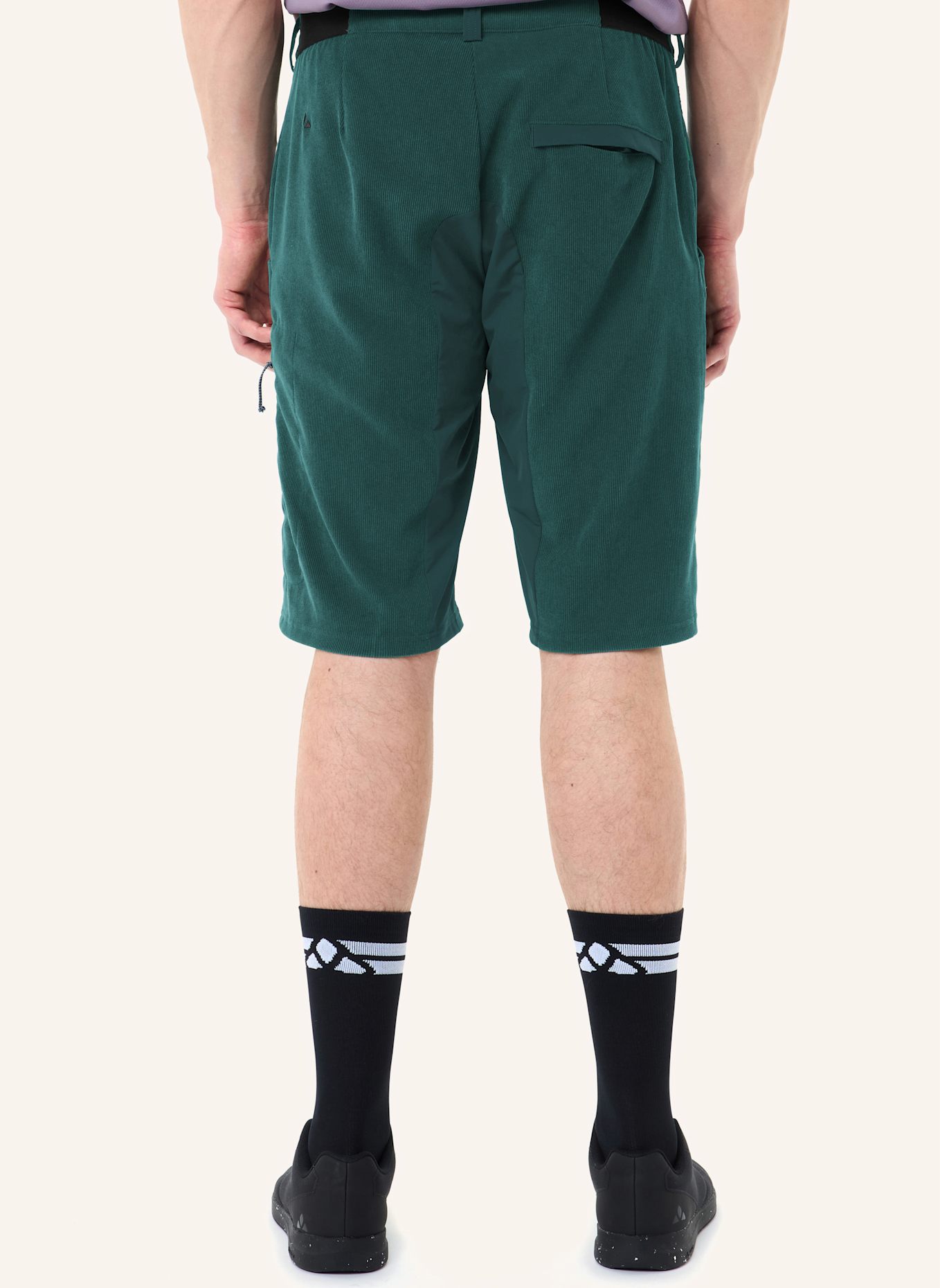 VAUDE Radhose ohne gepolsterten Einsatz M LOAMER BASE CORD SHORTS: GRÜN