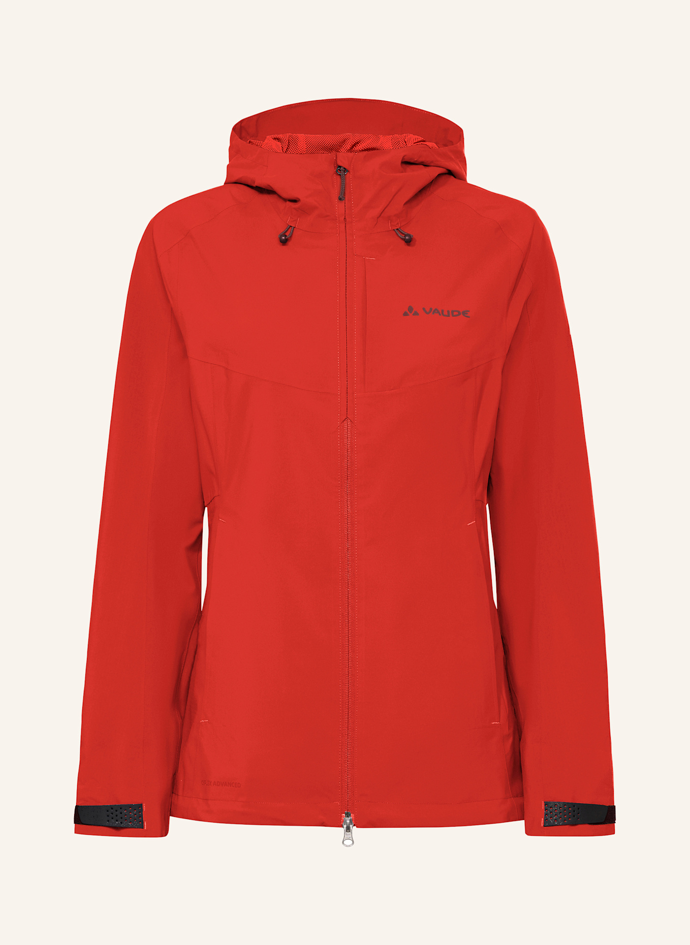 VAUDE Hardshell-Jacke W ELOPE JACKET III: ROT