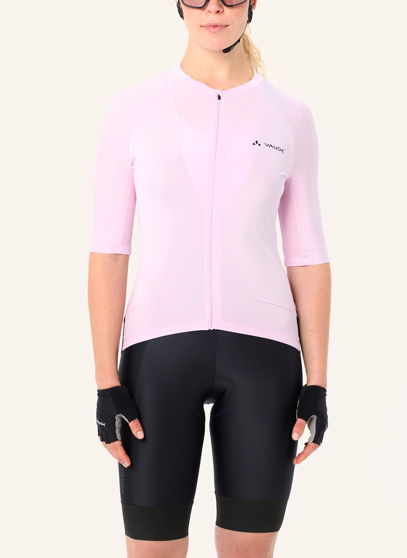 VAUDE Radhose mit Trägern und gepolstertem Einsatz W FURKA BIB TIGHTS II: SCHWARZ