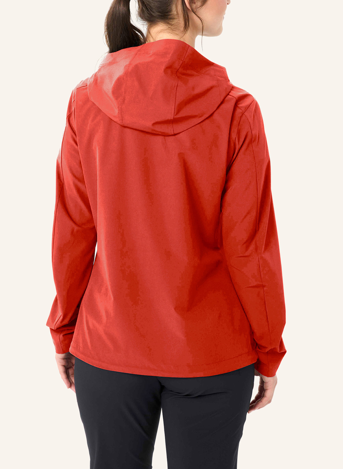 VAUDE Softshell-Jacke W ELOPE WIND JACKET: ROT