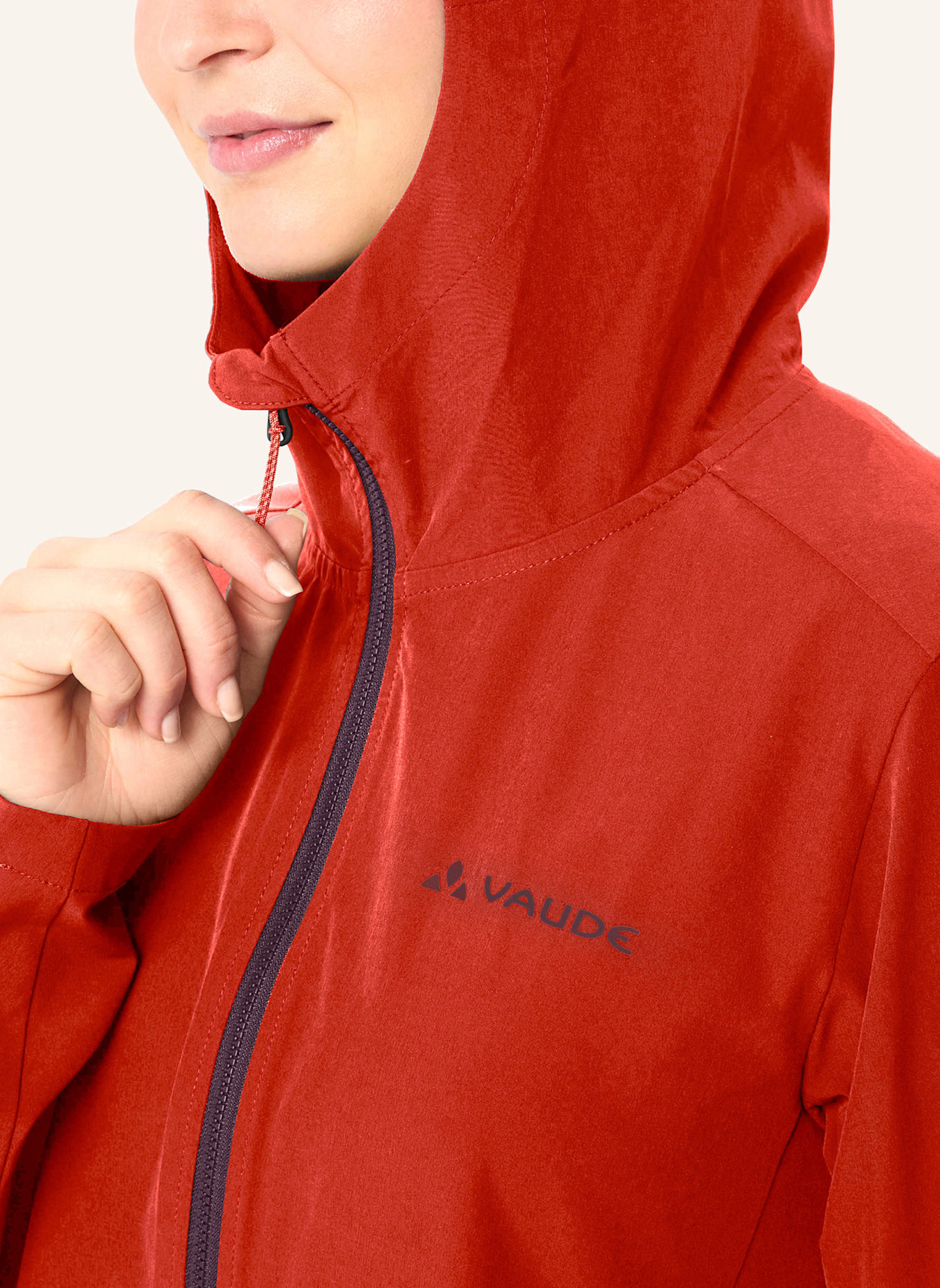 VAUDE Softshell-Jacke W ELOPE WIND JACKET: ROT