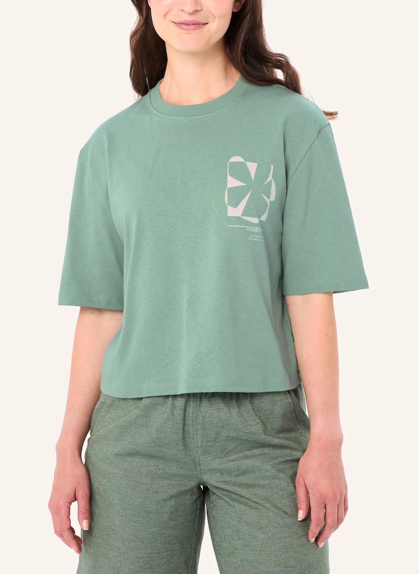 VAUDE T-Shirt REDMONT HEAVYWEIGHT: GRÜN