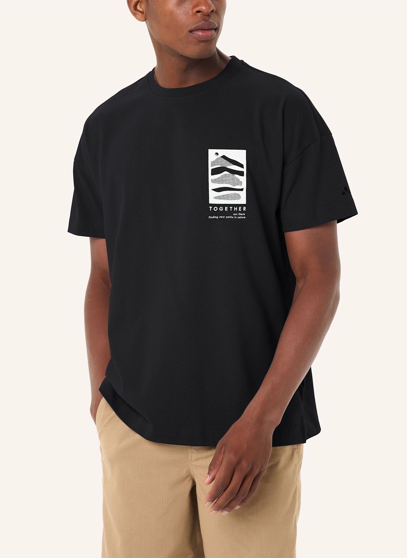 VAUDE T-Shirt REDMONT: SCHWARZ