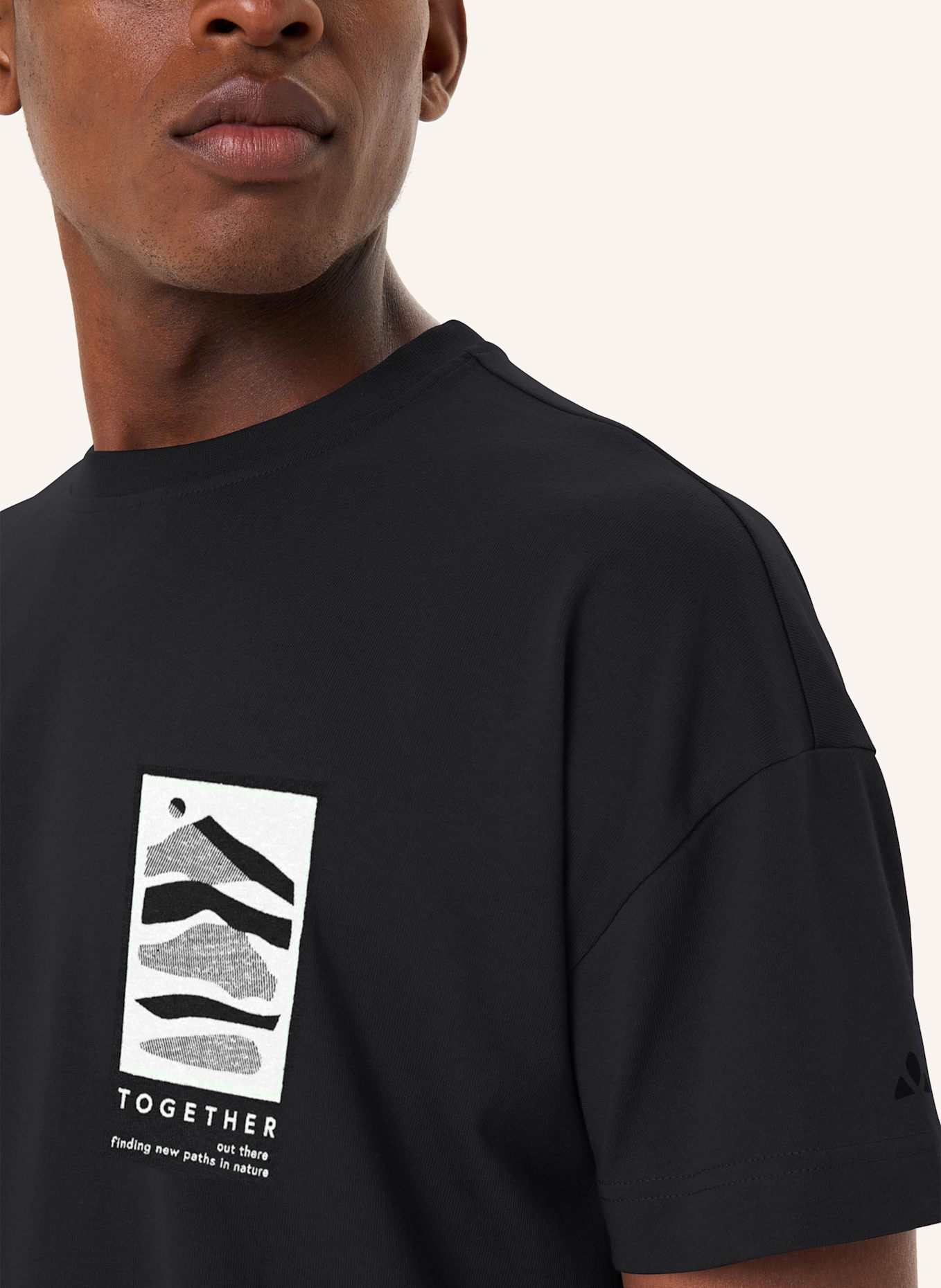 VAUDE T-Shirt REDMONT: SCHWARZ