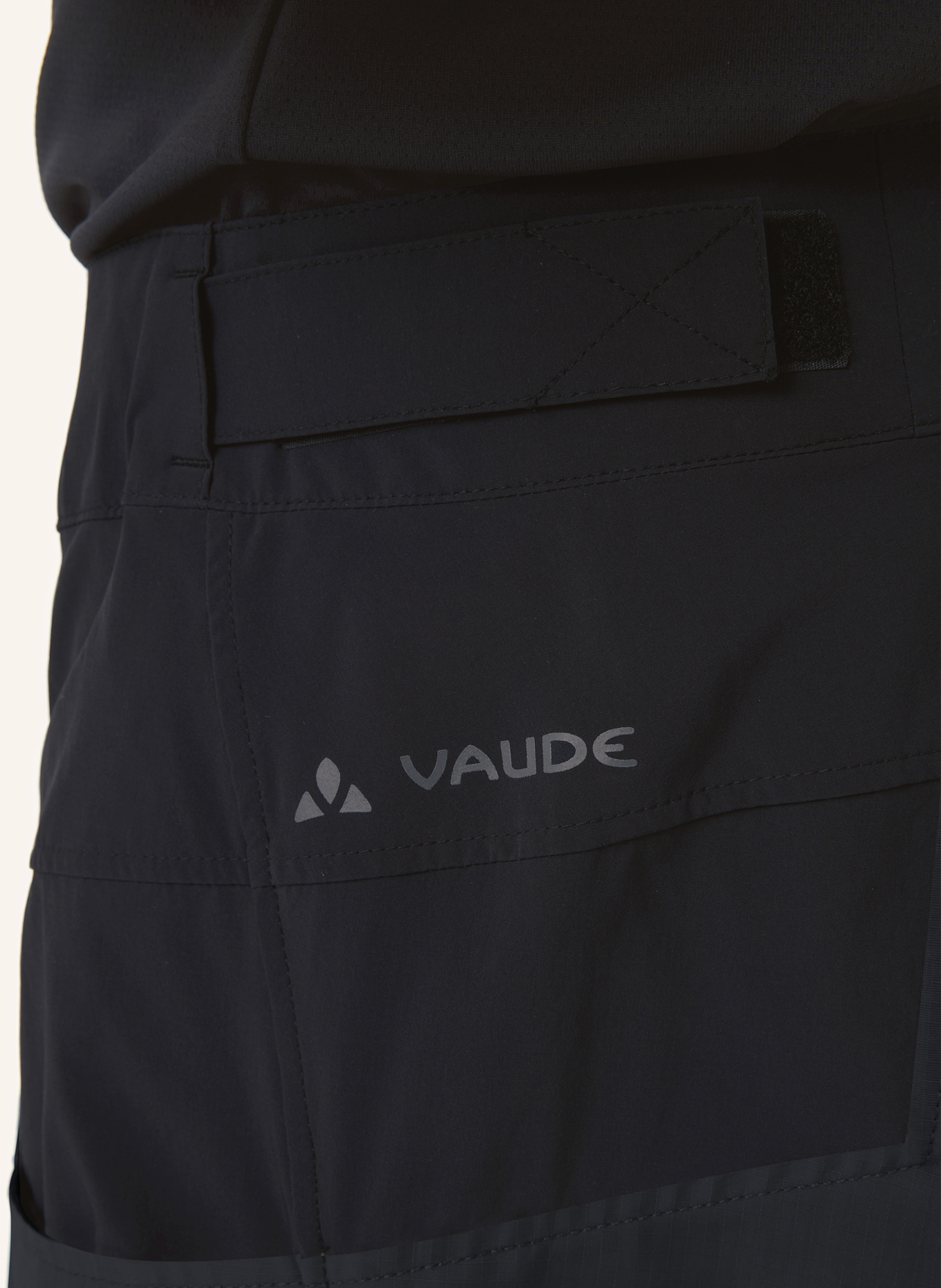 VAUDE Radhose mit gepolstertem Einsatz M QIMSA SHORTS II: SCHWARZ
