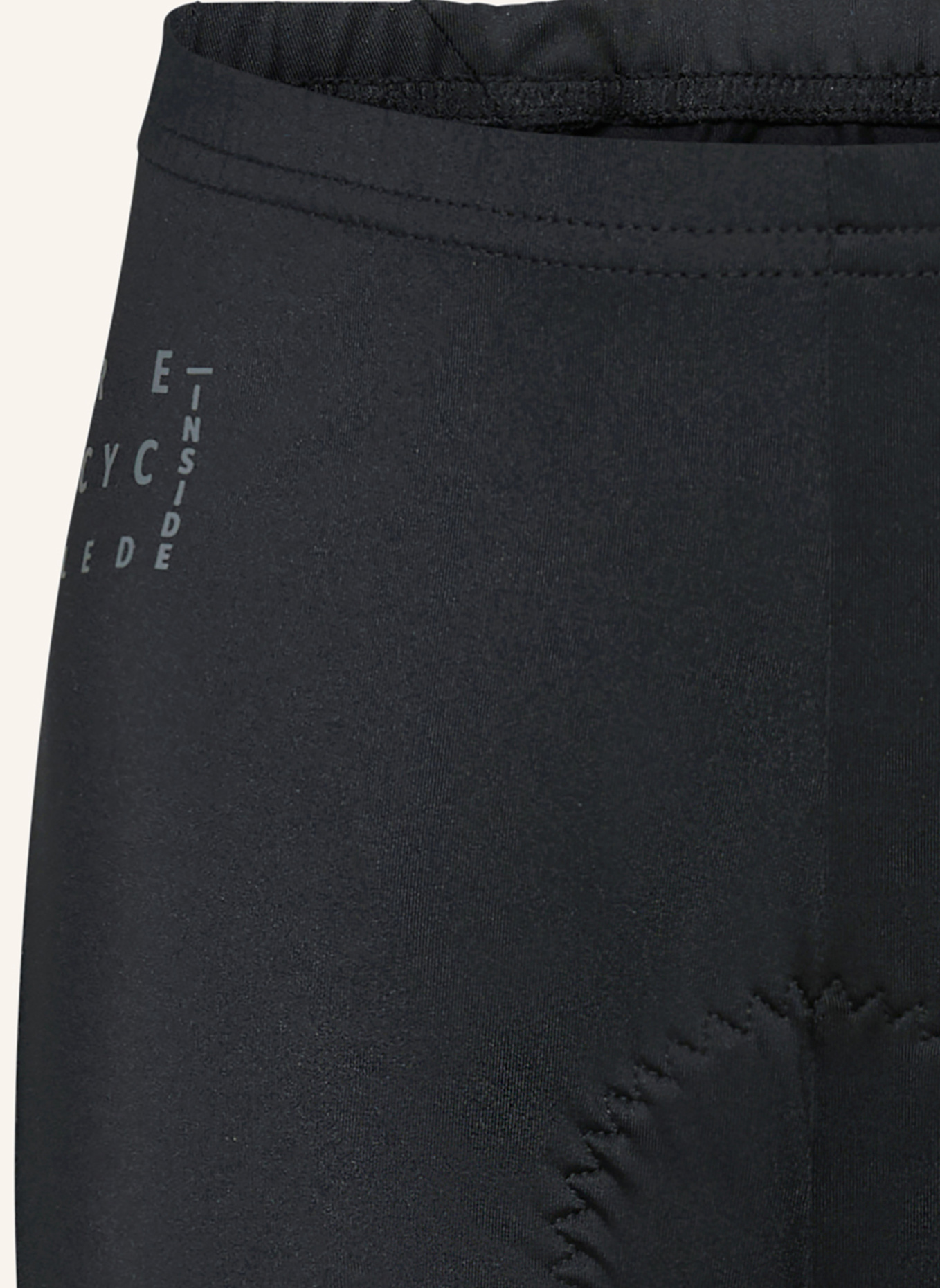 VAUDE Radhose mit gepolstertem Einsatz KIDS ELMO PANTS VII: SCHWARZ