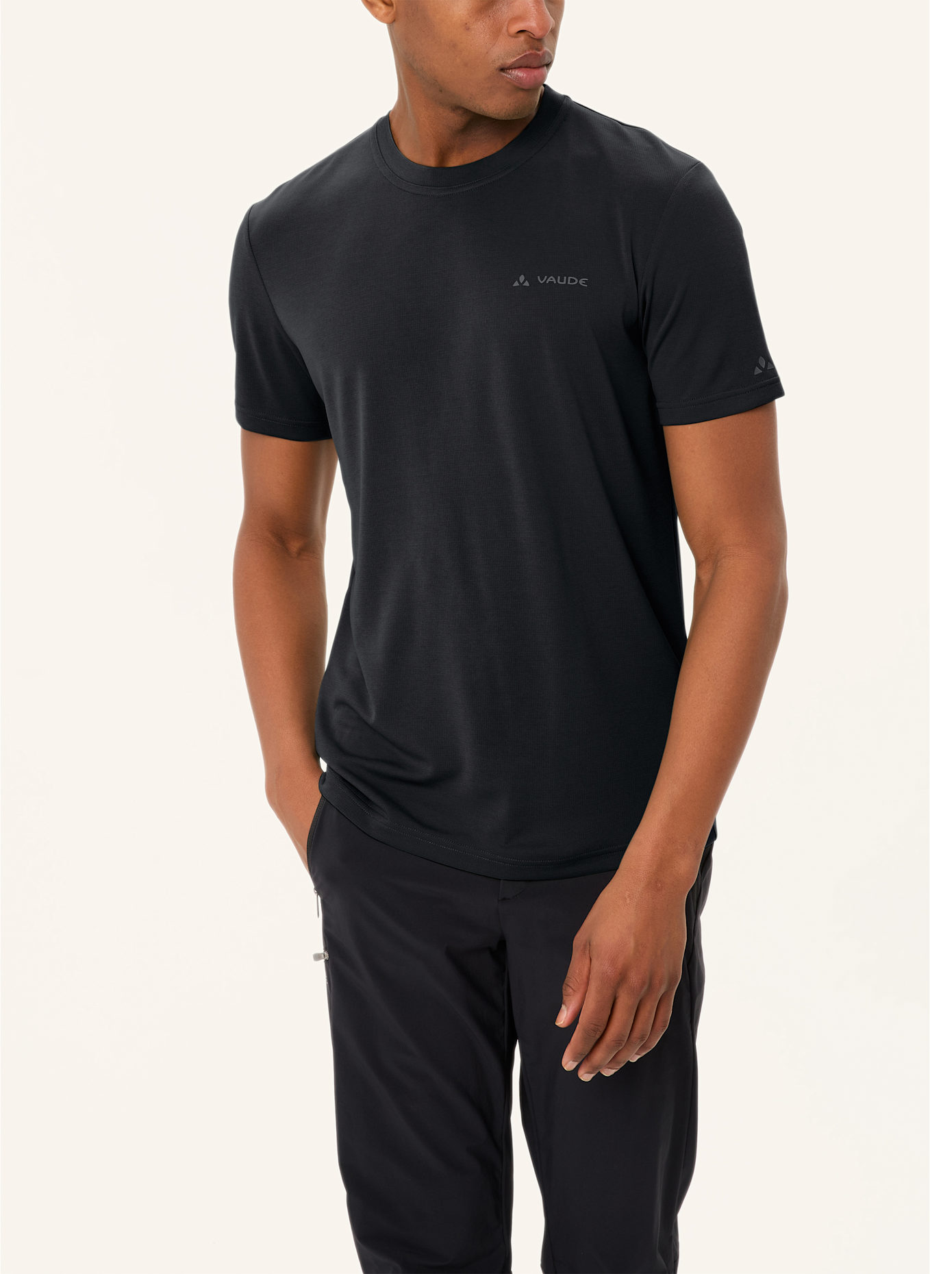 VAUDE Funktionsshirt M OSSOLA T-SHIRT: SCHWARZ