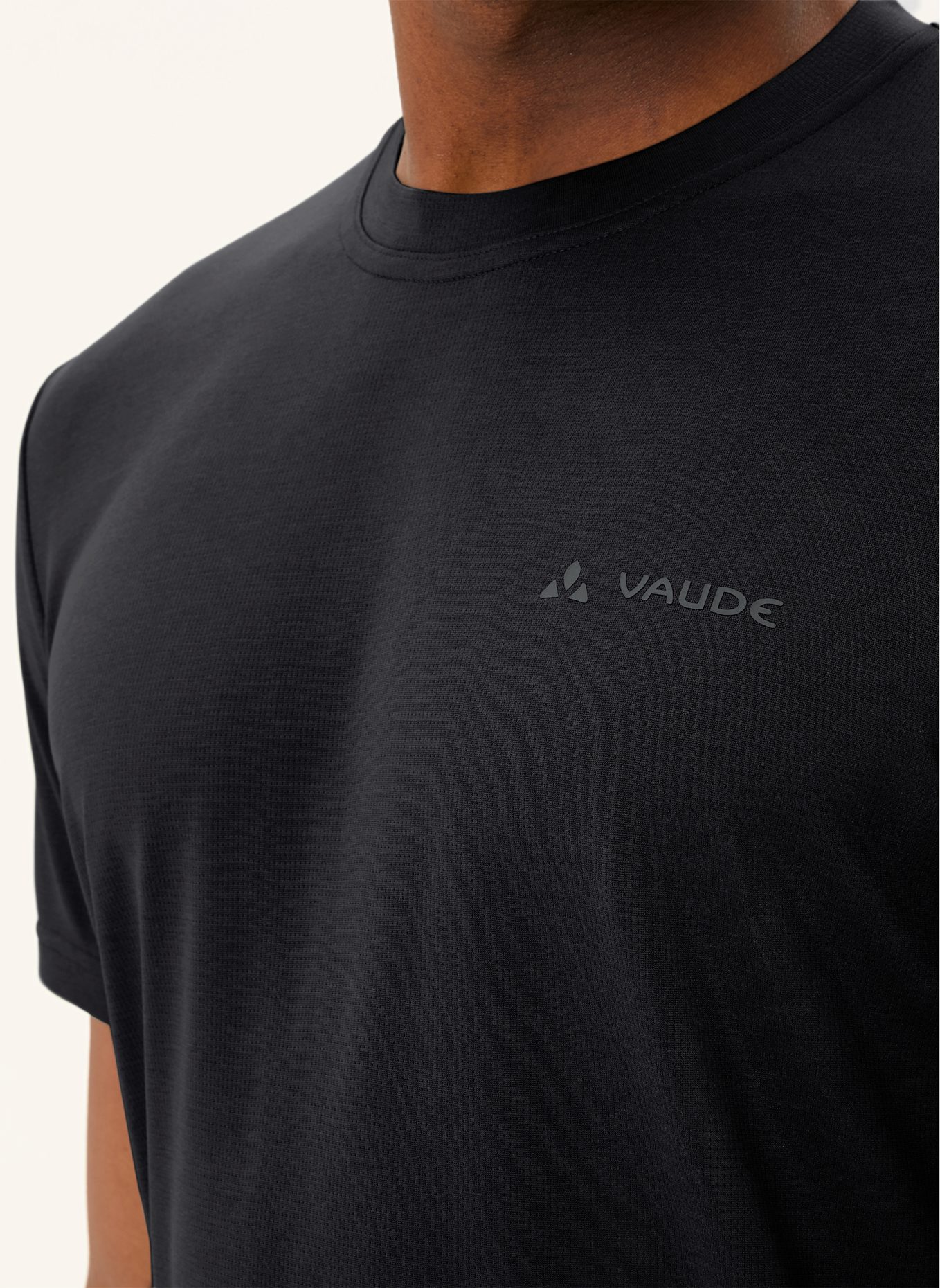 VAUDE Funktionsshirt M OSSOLA T-SHIRT: SCHWARZ