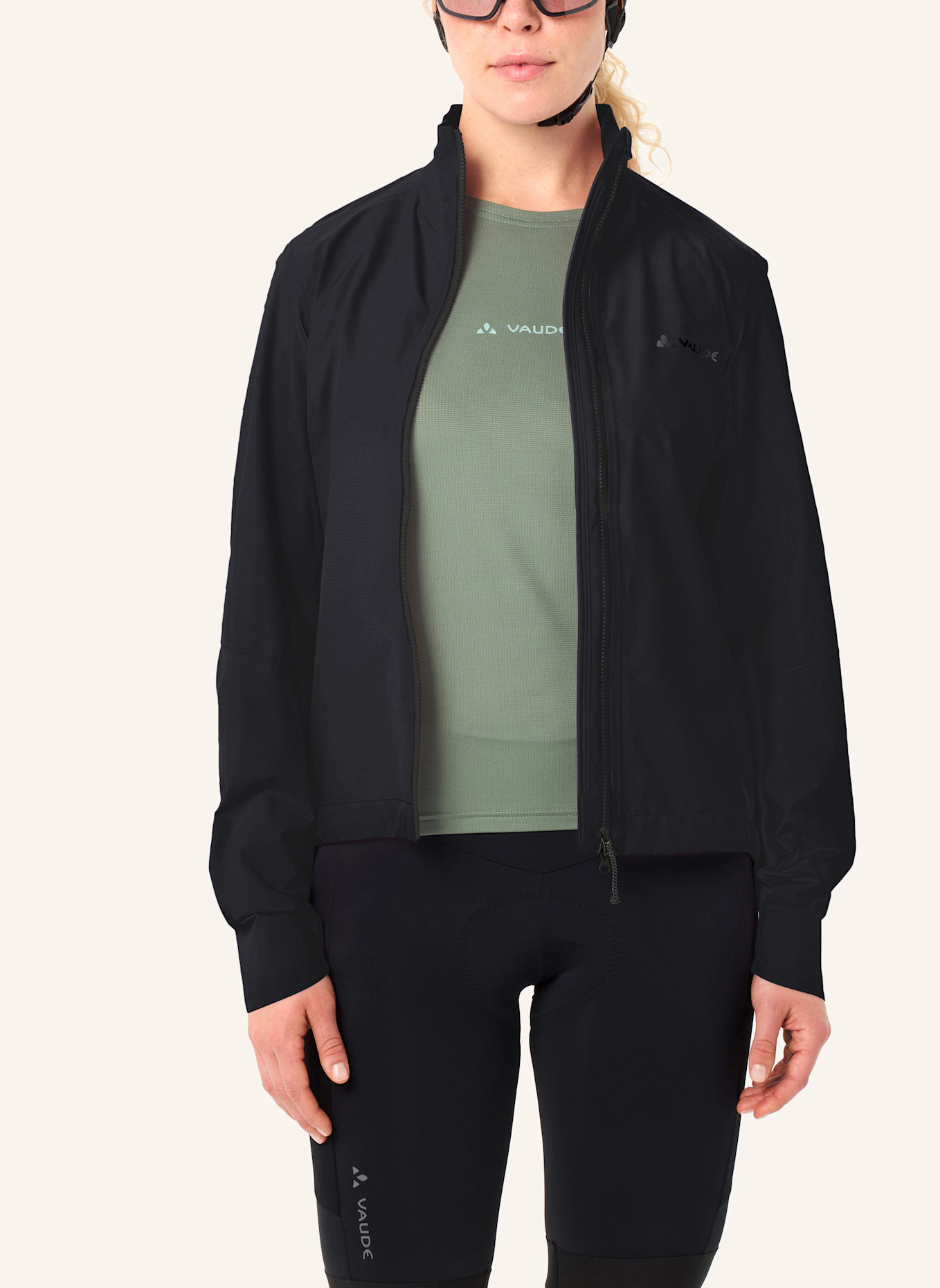 VAUDE Hardshell-Jacke W KURO PRO RAIN JACKET: SCHWARZ