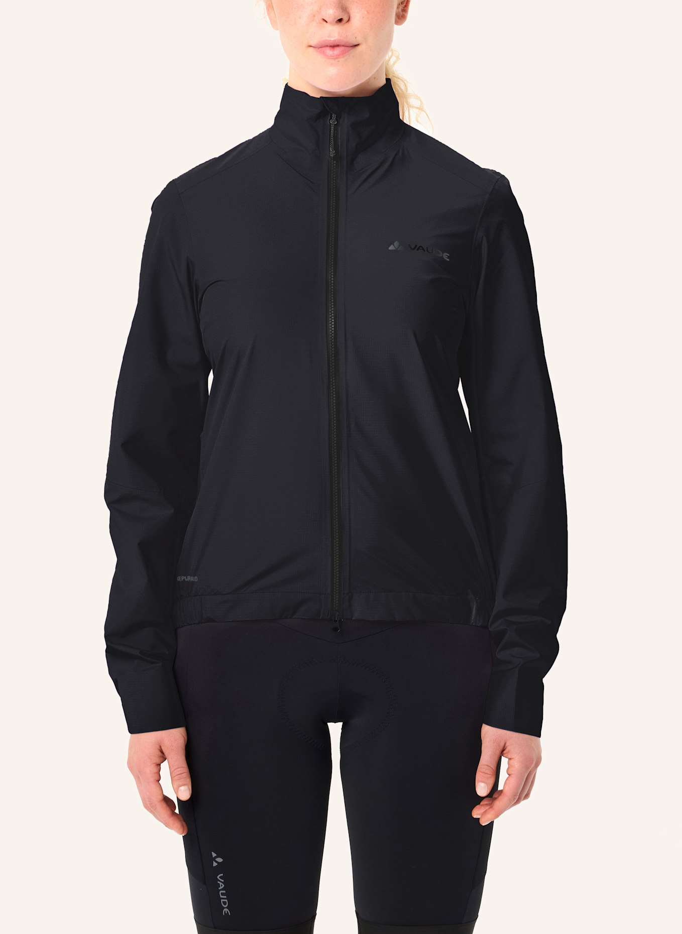 VAUDE Hardshell-Jacke W KURO PRO RAIN JACKET: SCHWARZ