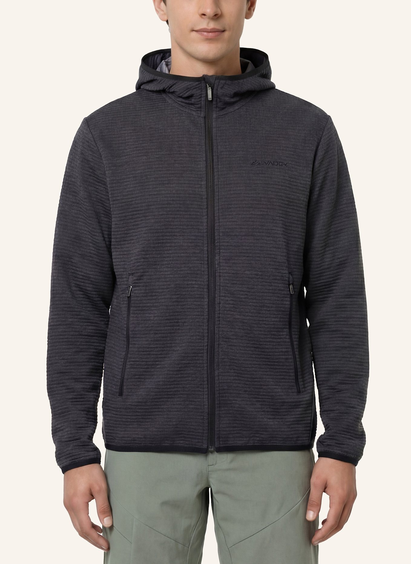 VAUDE Fleecejacke M STRONA HOODY JACKET II: SCHWARZ