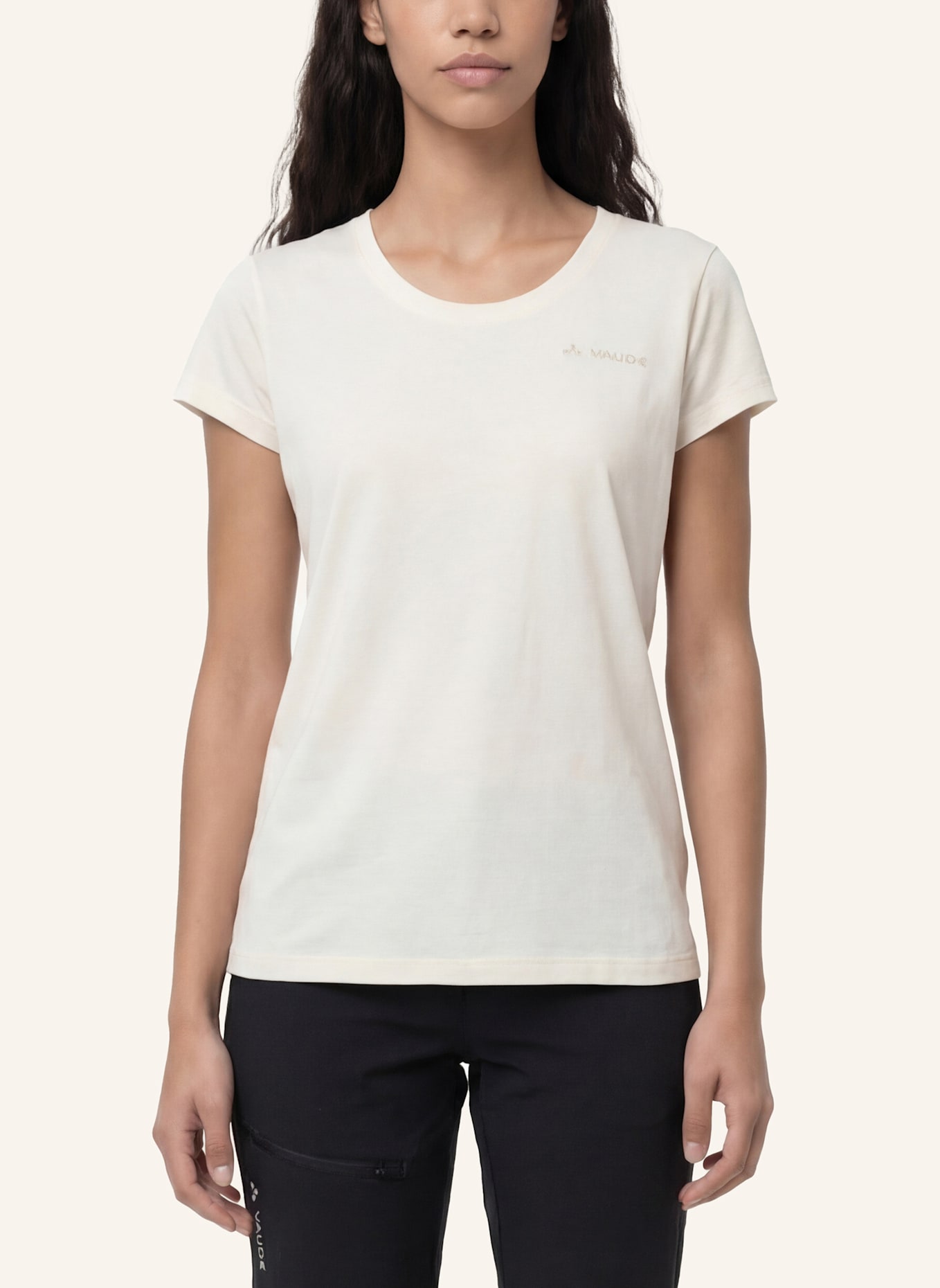 VAUDE Funktionsshirt W ABELIA T-SHIRT II: BEIGE