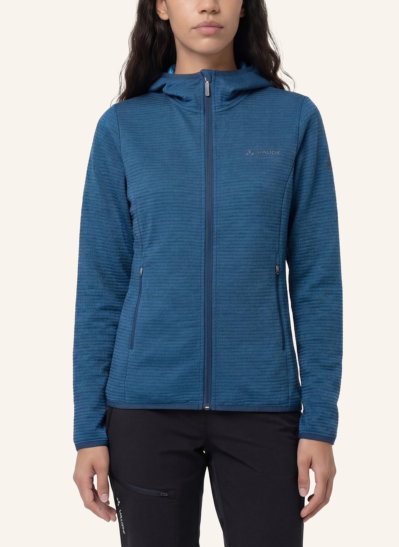 VAUDE Fleecejacke W STRONA HOODY JACKET II: BLAU