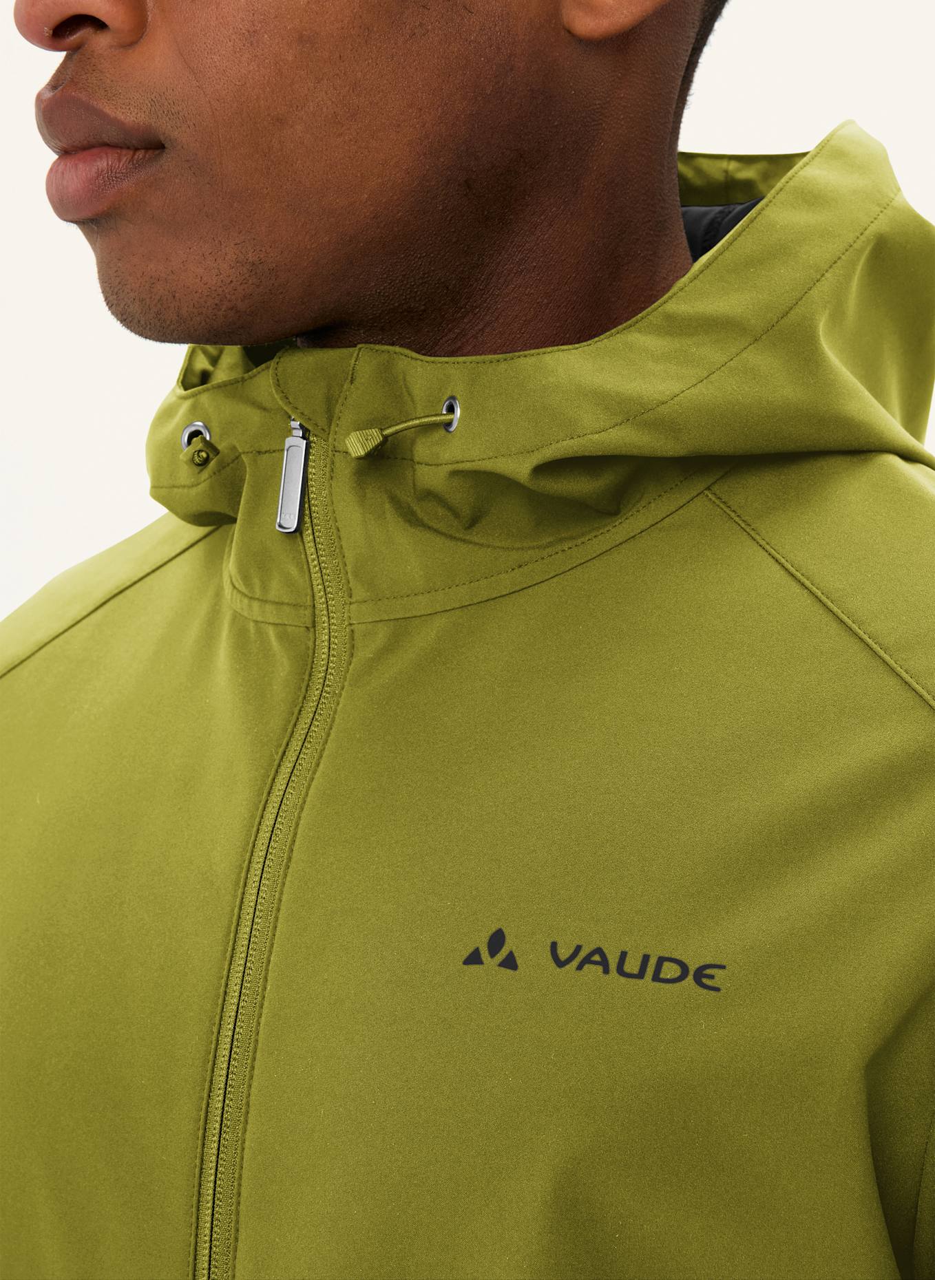 VAUDE Softshell-Jacke M OSSOLA HOODY JACKET: GRÜN