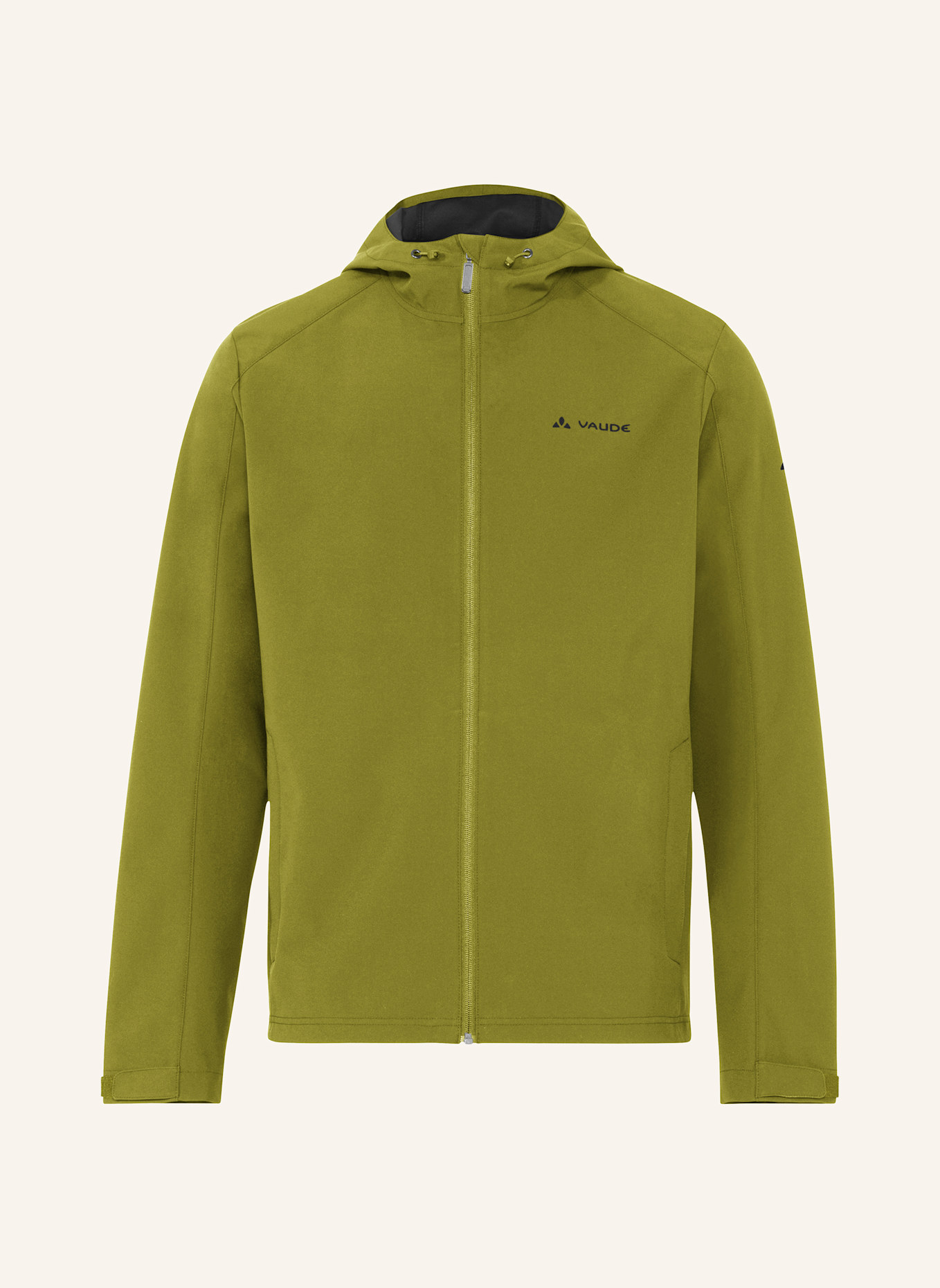 VAUDE Softshell-Jacke M OSSOLA HOODY JACKET: GRÜN