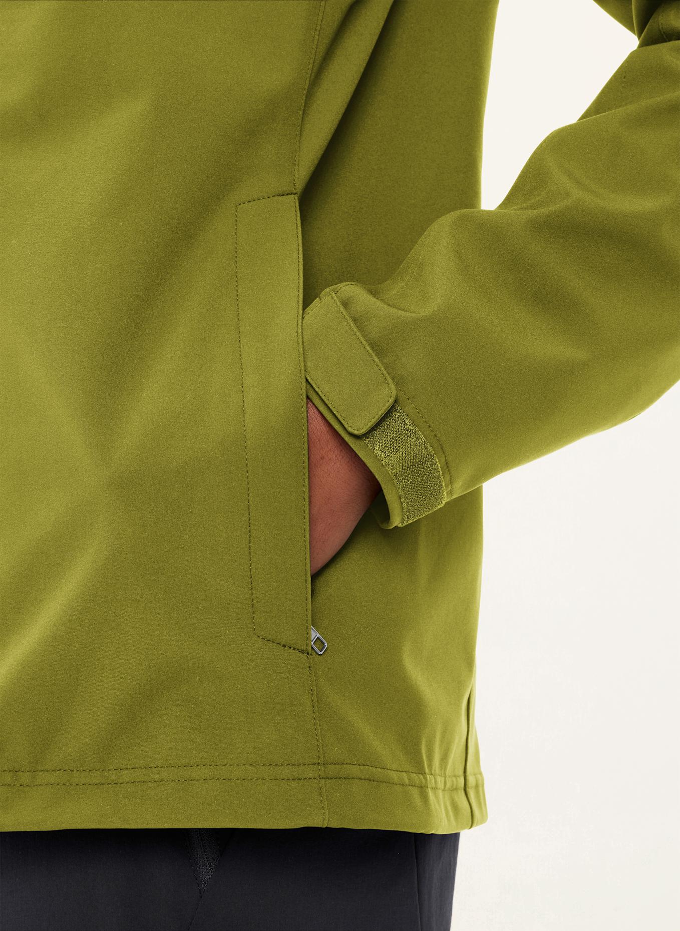 VAUDE Softshell-Jacke M OSSOLA HOODY JACKET: GRÜN