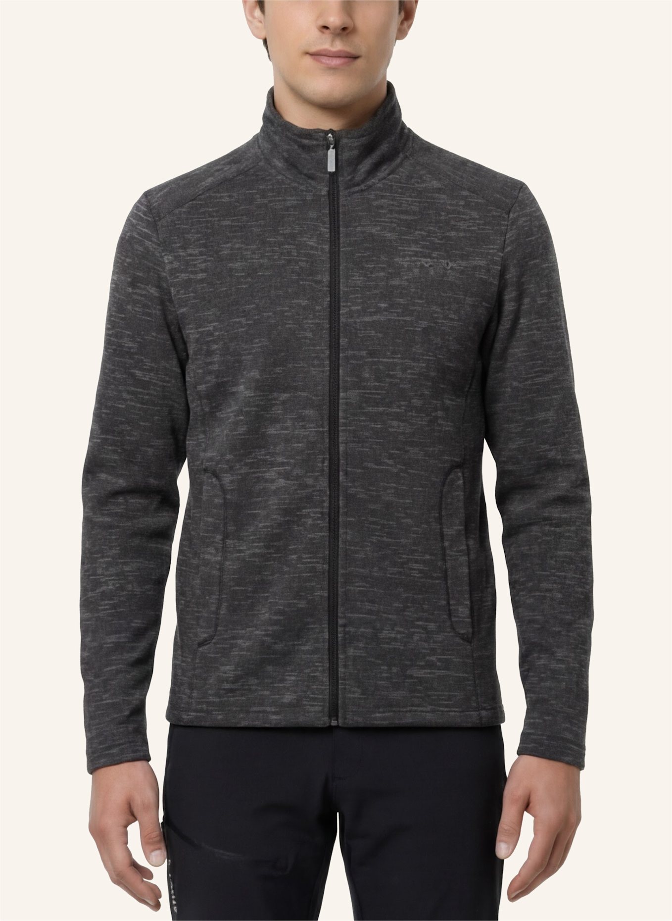 VAUDE Fleecejacke M TIKOMA FL JACKET II: SCHWARZ