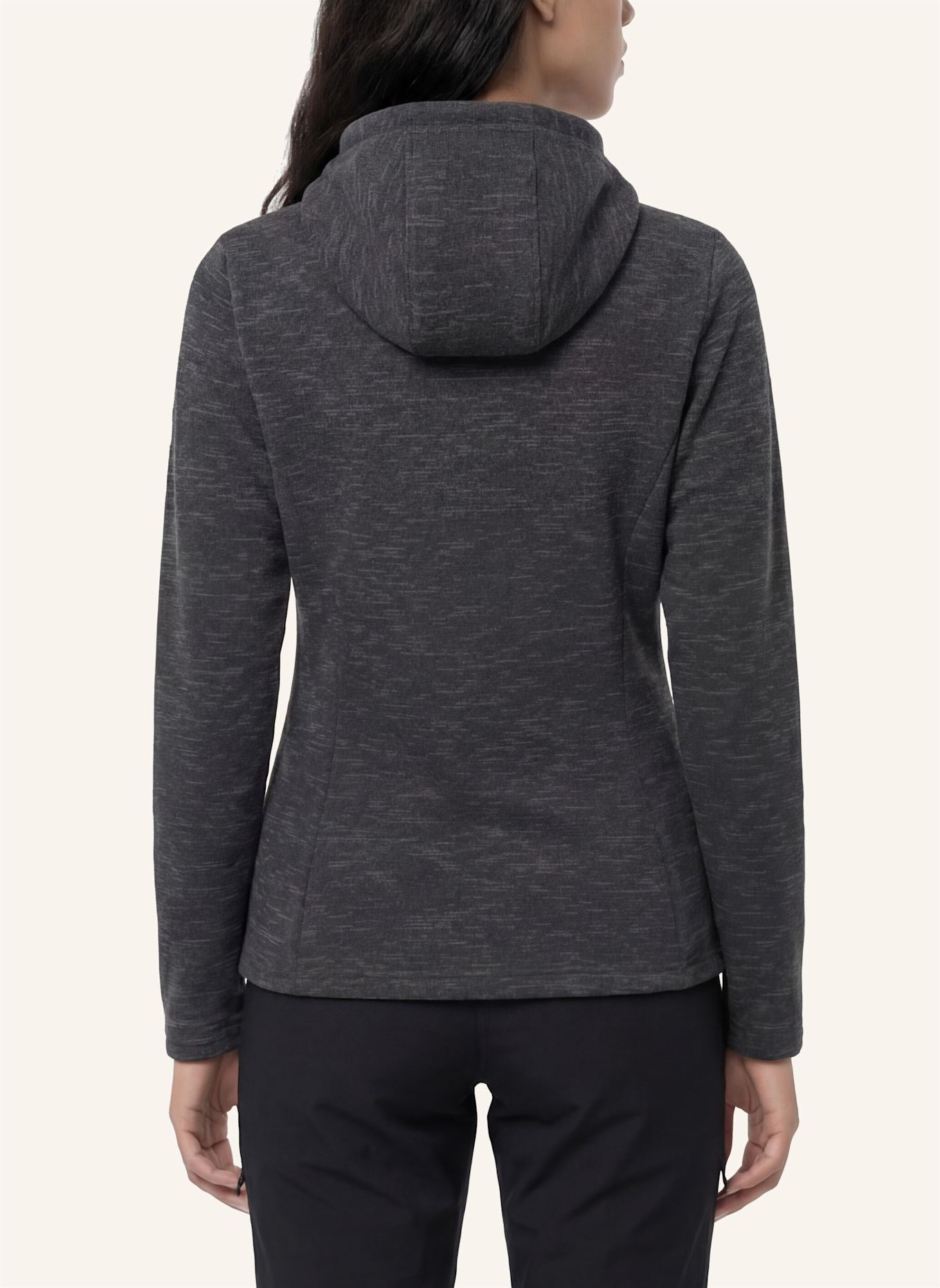 VAUDE Fleecejacke W TIKOMA HOODY JACKET II: SCHWARZ