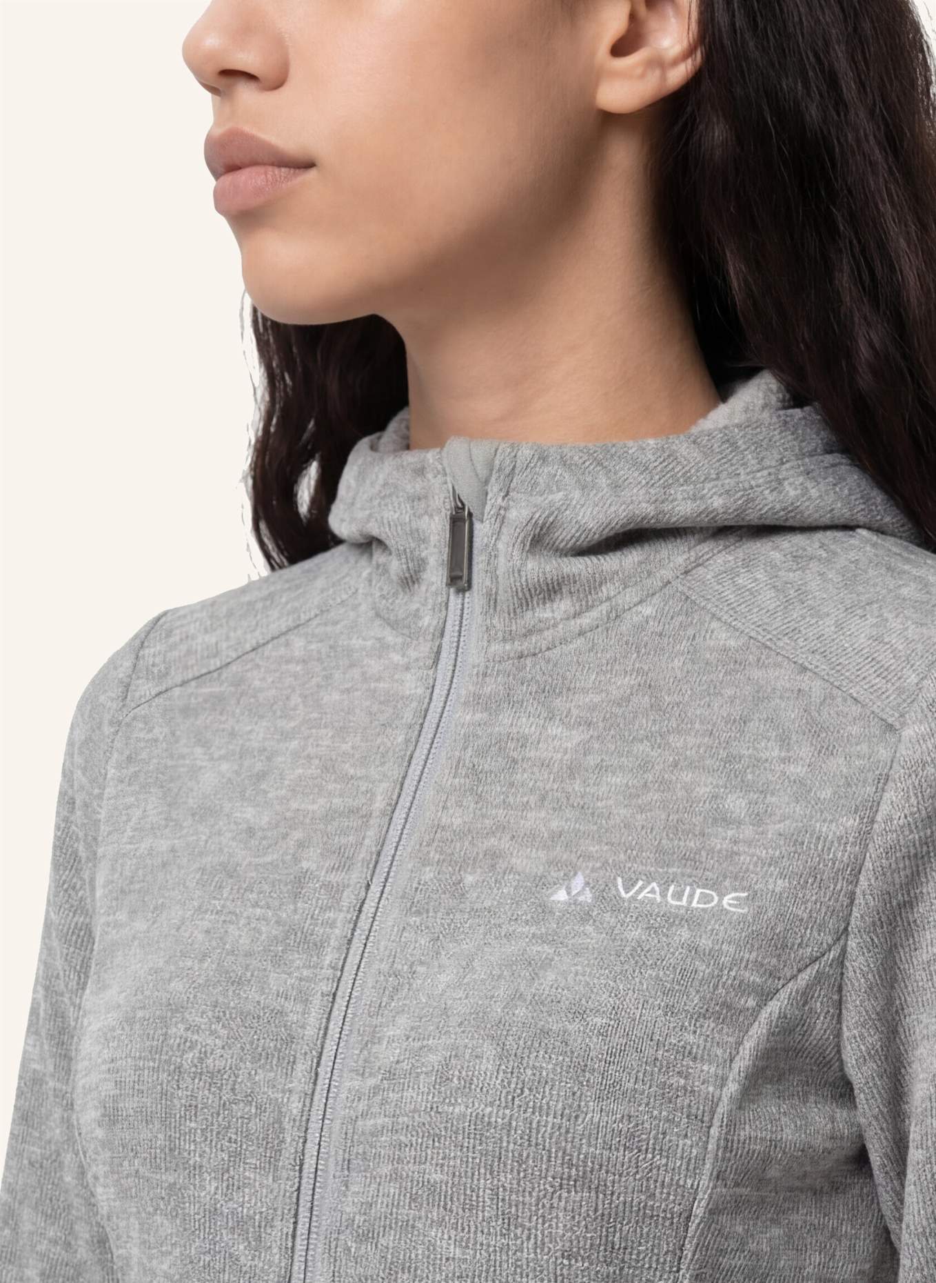 VAUDE Fleecejacke W TIKOMA HOODY JACKET II: GRAU