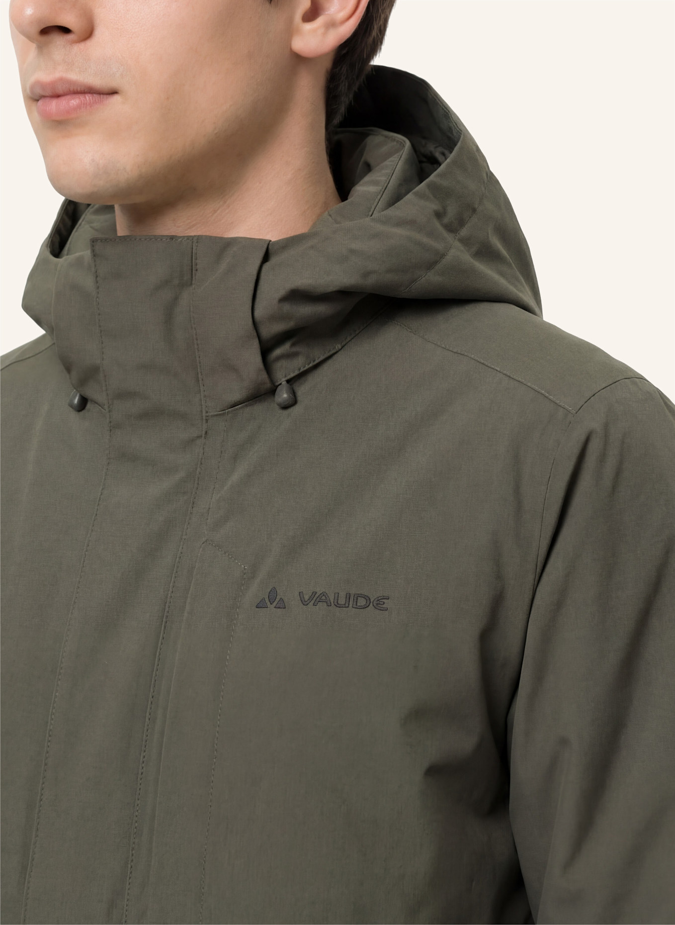 VAUDE Outdoor-Jacke M ABELIA PARKA II: KHAKI