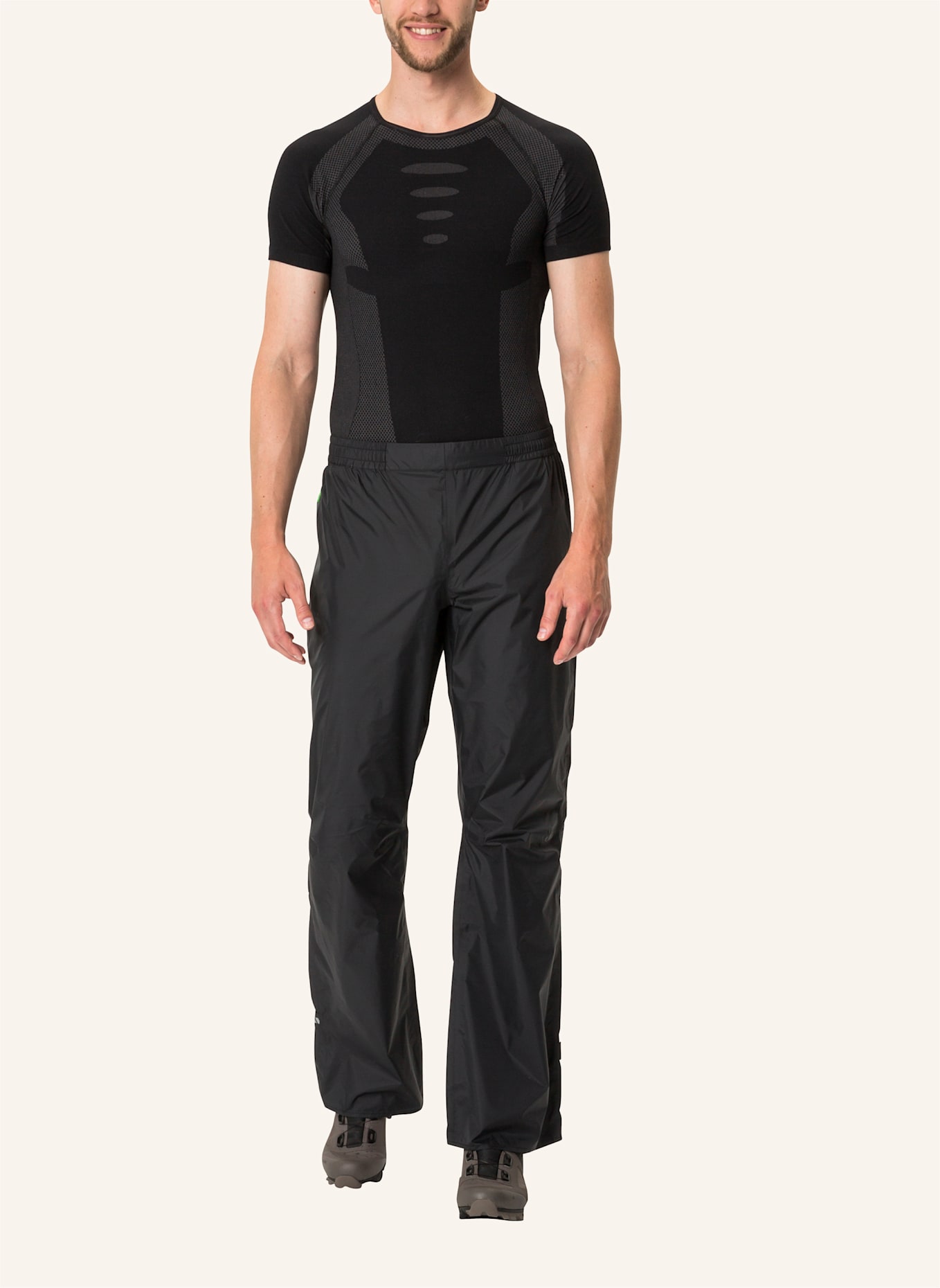 VAUDE Radhose M DROP PANTS II: SCHWARZ