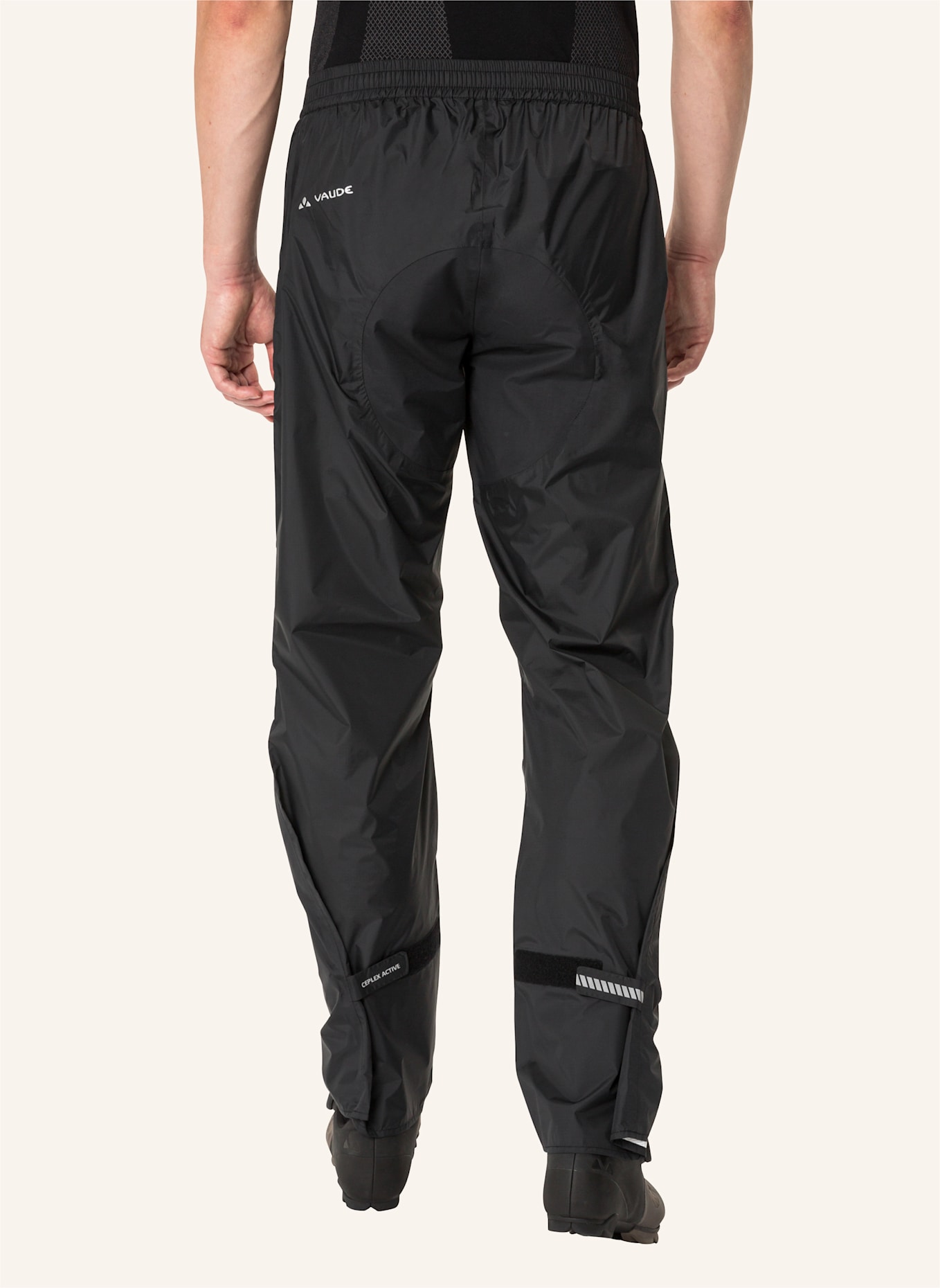 VAUDE Radhose M DROP PANTS II: SCHWARZ