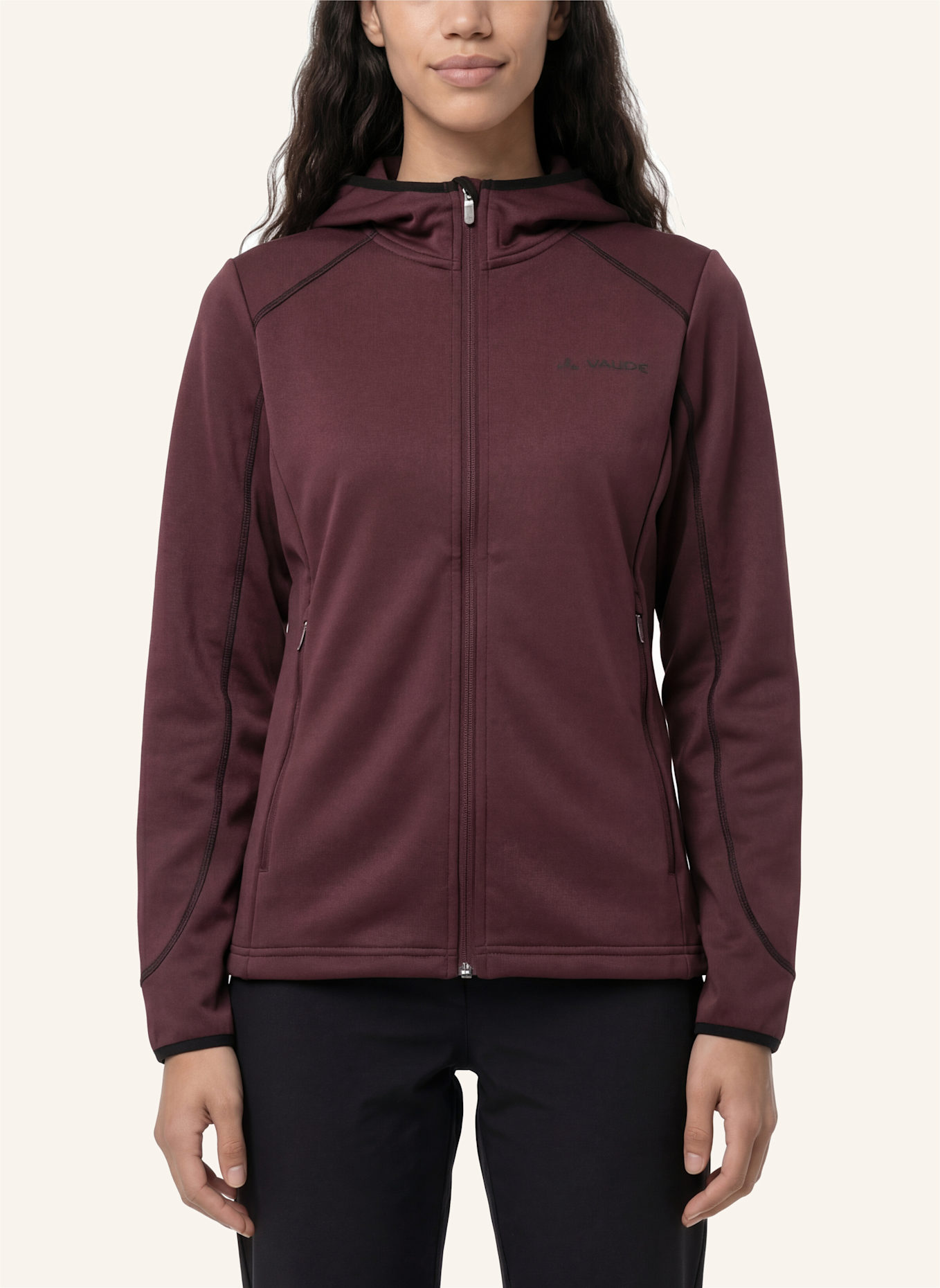 VAUDE Outdoor-Jacke W MANANG HOODY JACKET: BEIGE