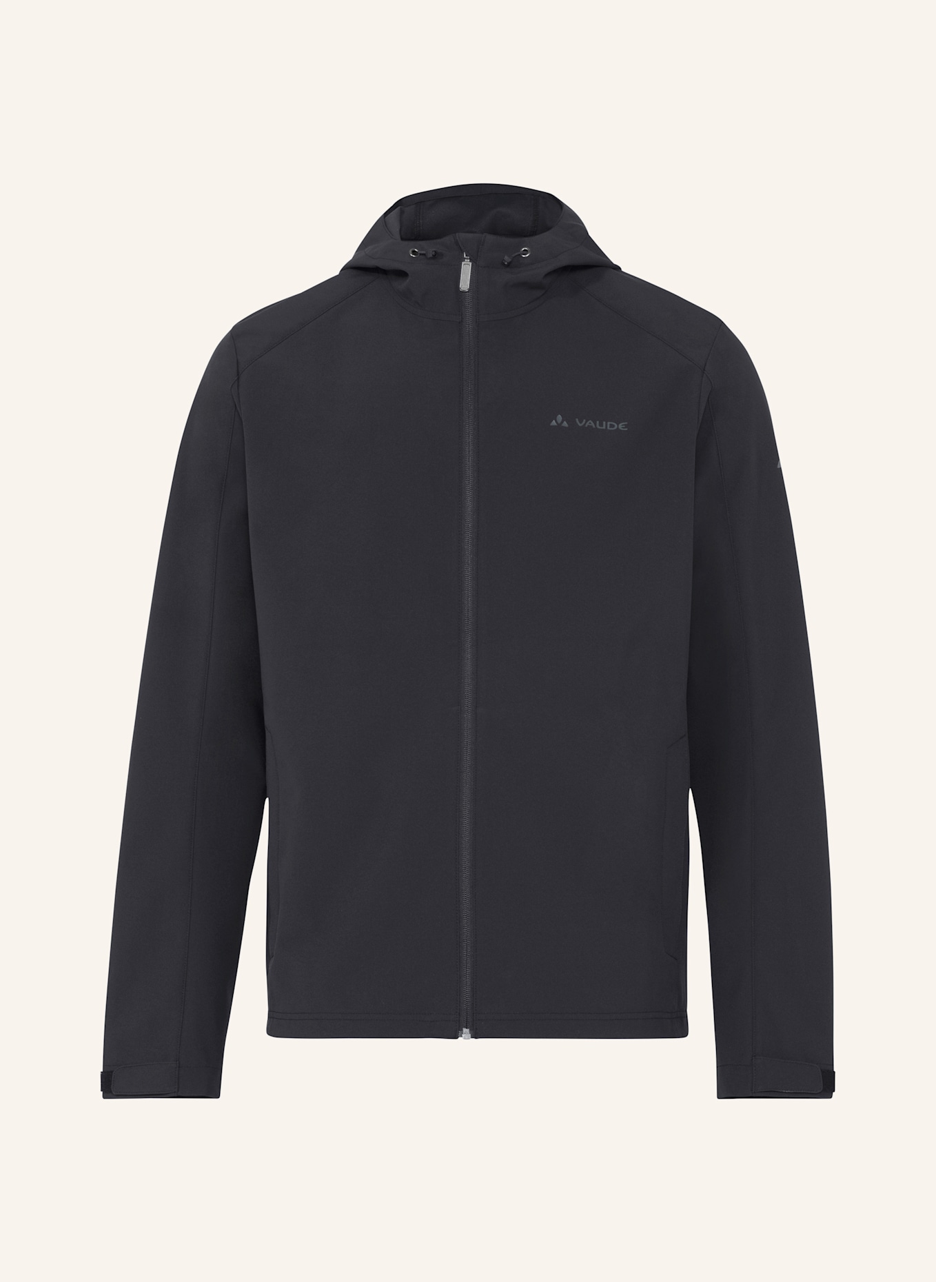 VAUDE Softshell-Jacke M OSSOLA HOODY JACKET: SCHWARZ