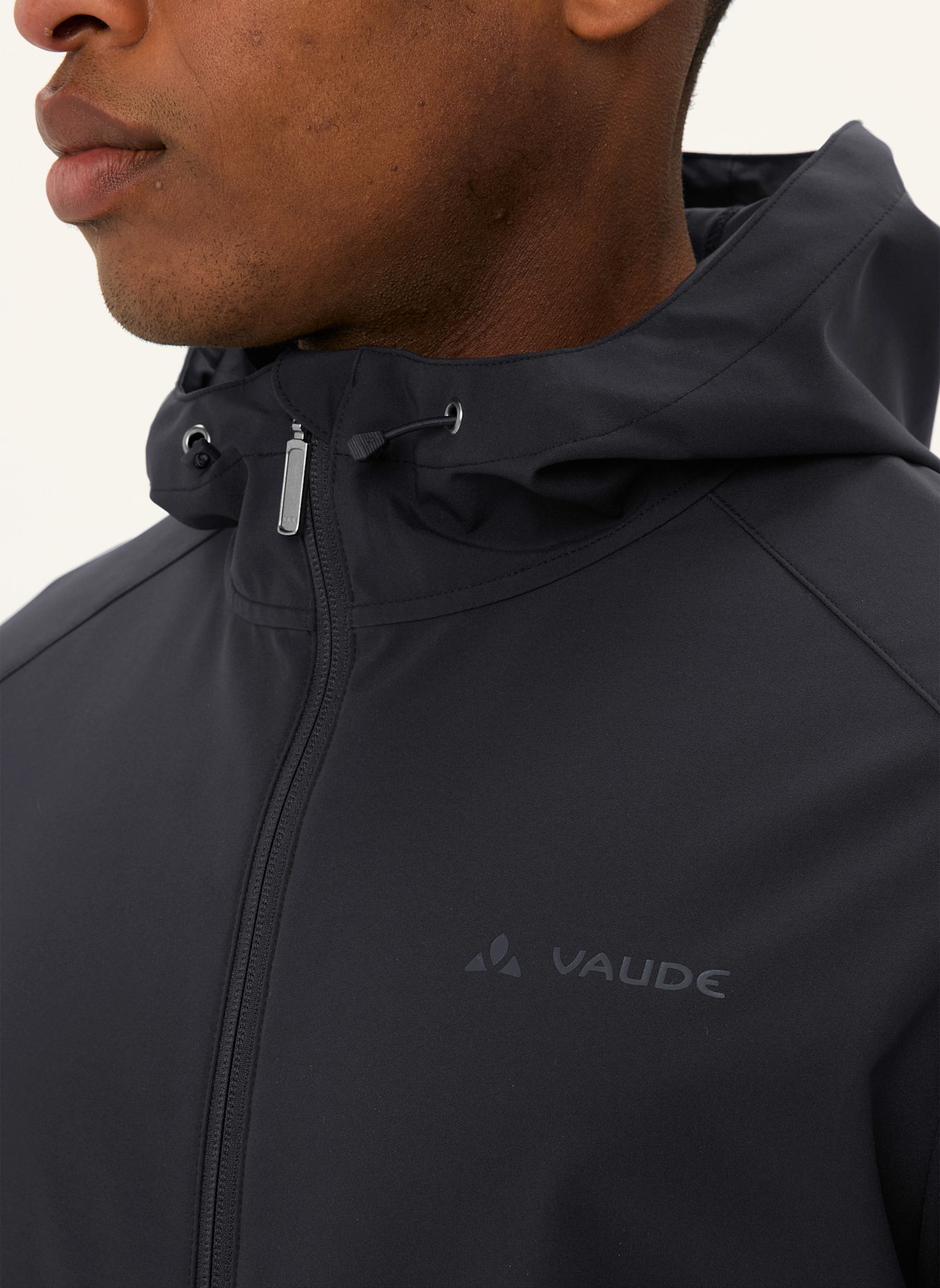 VAUDE Softshell-Jacke M OSSOLA HOODY JACKET: SCHWARZ