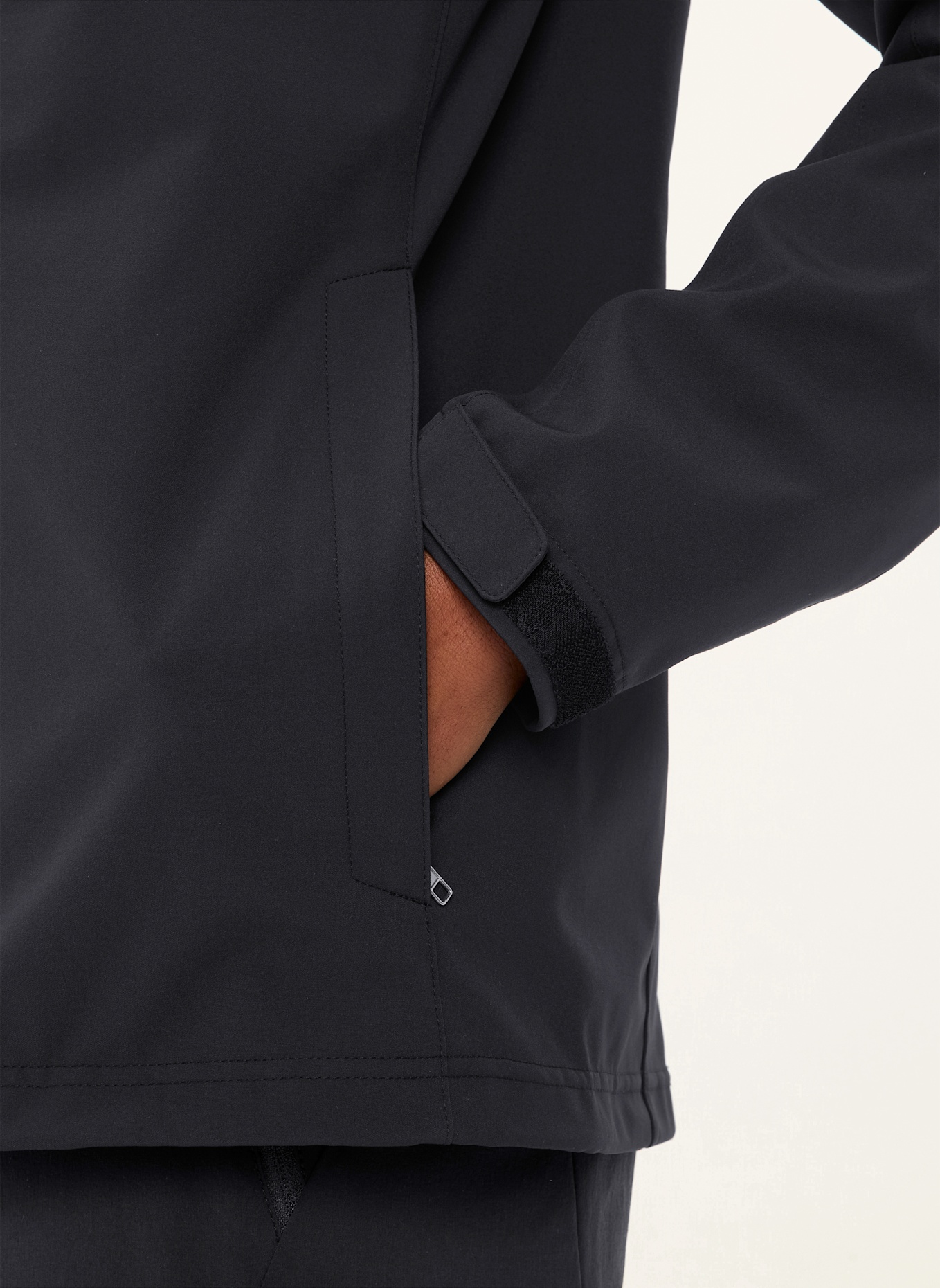 VAUDE Softshell-Jacke M OSSOLA HOODY JACKET: SCHWARZ