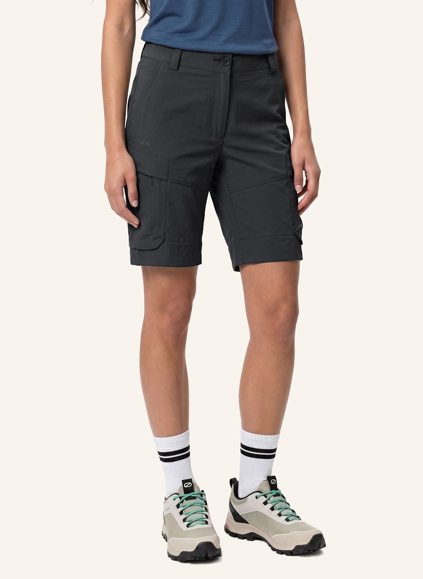 VAUDE Zipp-off-Hose NEYLAND: SCHWARZ