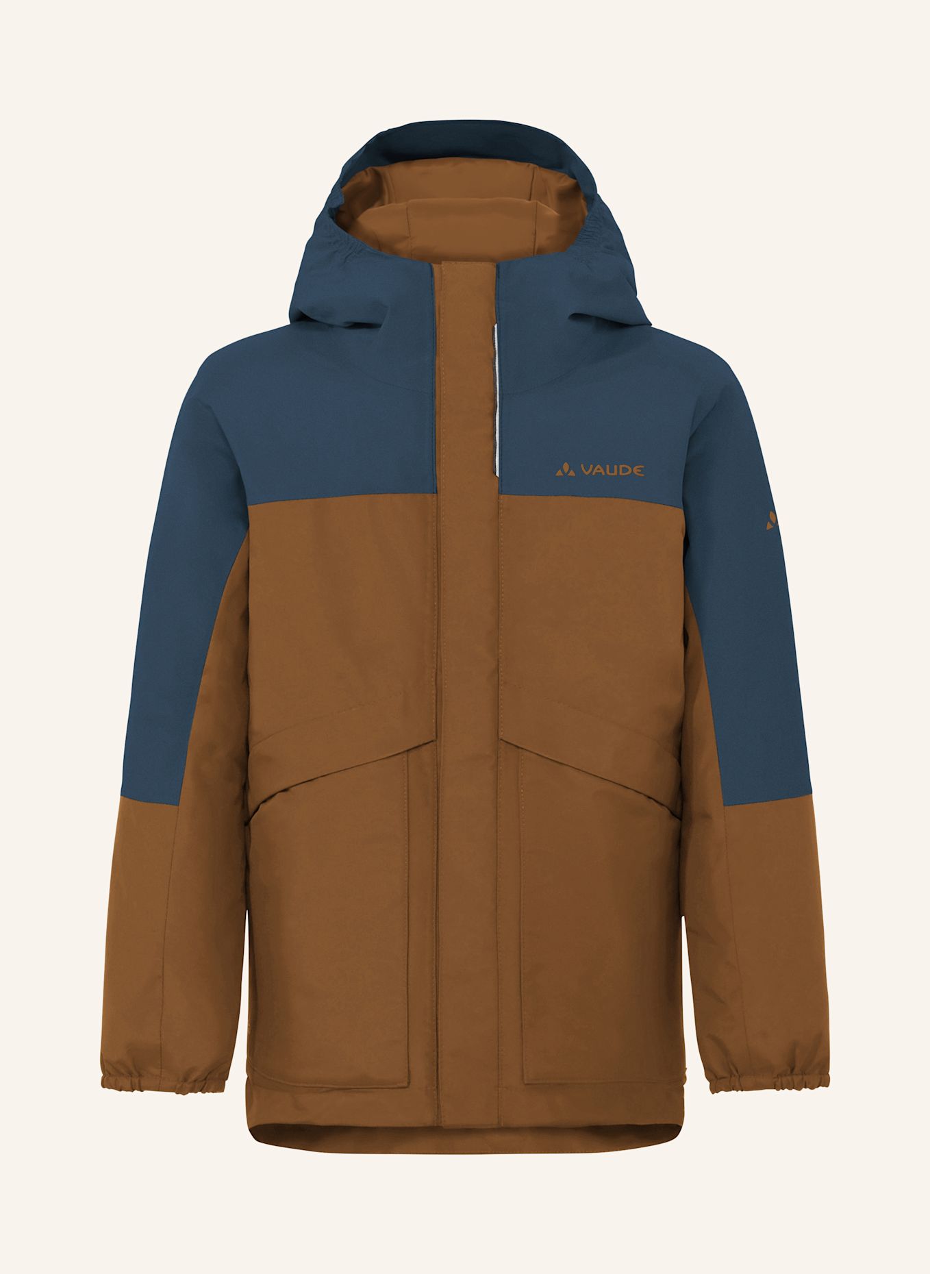 VAUDE Outdoor-Jacke KIDS ESCAPE PADDED JACKET: BRAUN