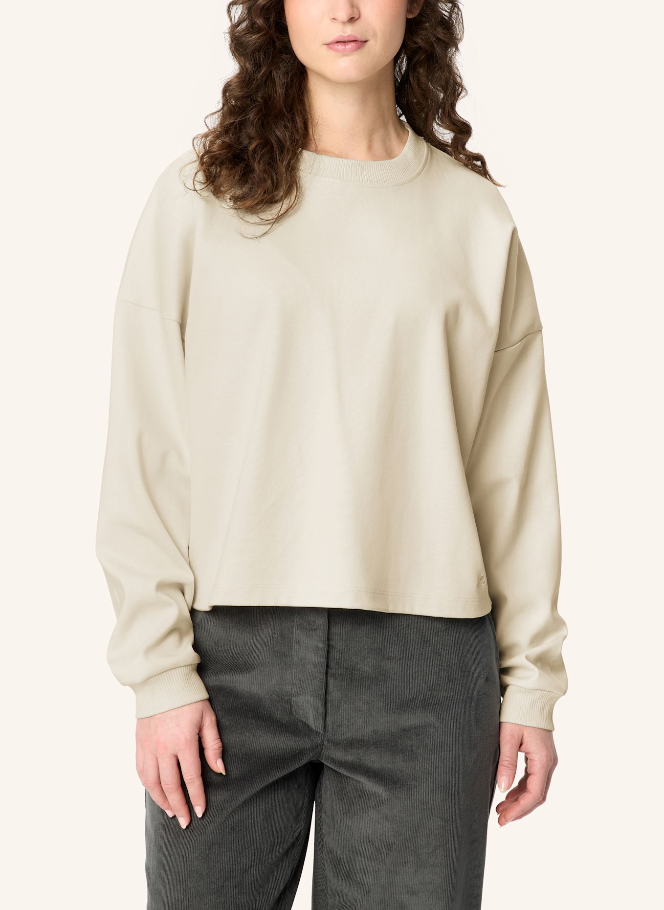 VAUDE Sweatshirt NAJUN: CREME / BEIGE / WEISS