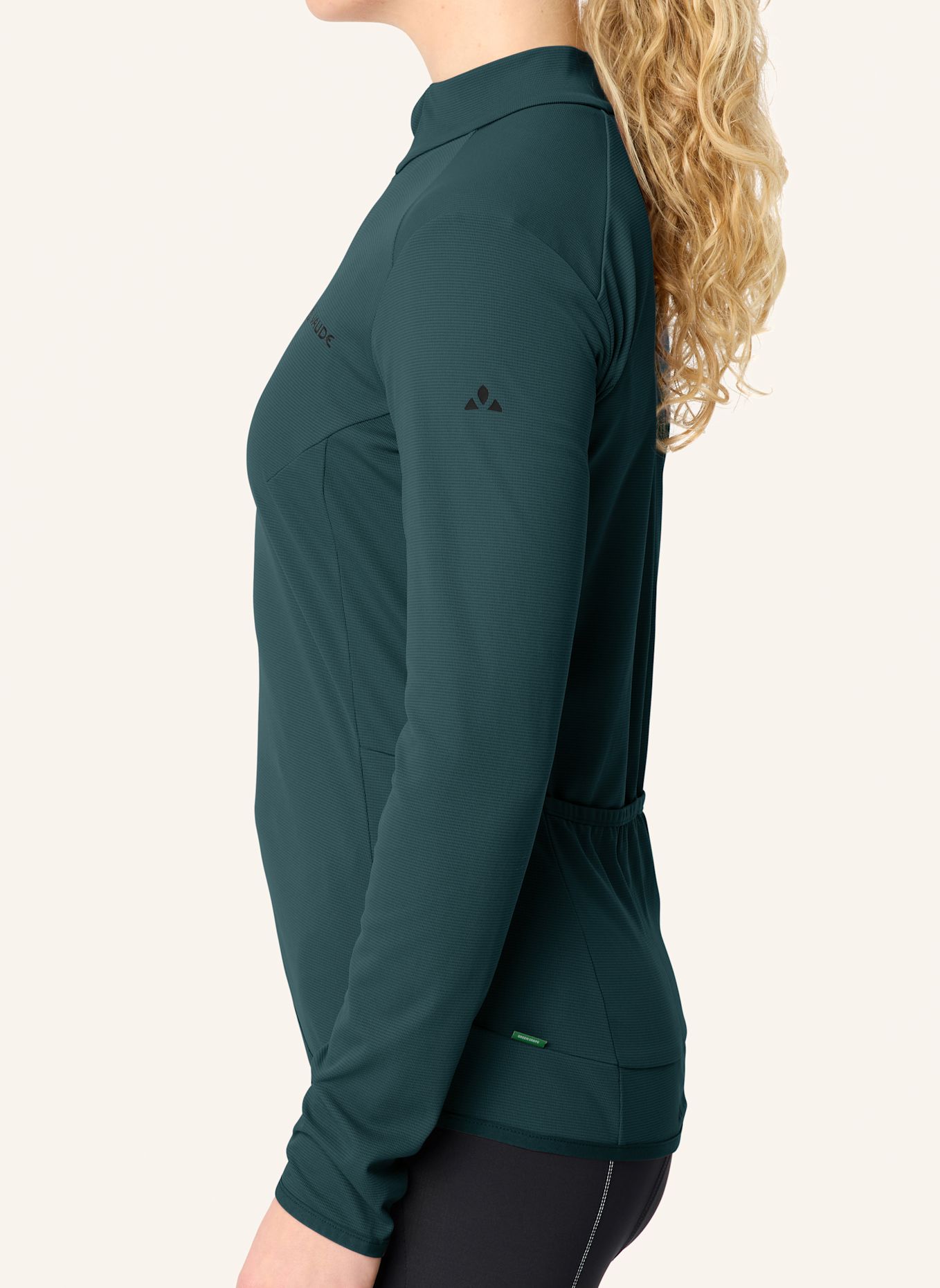 VAUDE Radtrikot W MATERA LS TRICOT II: GRÜN