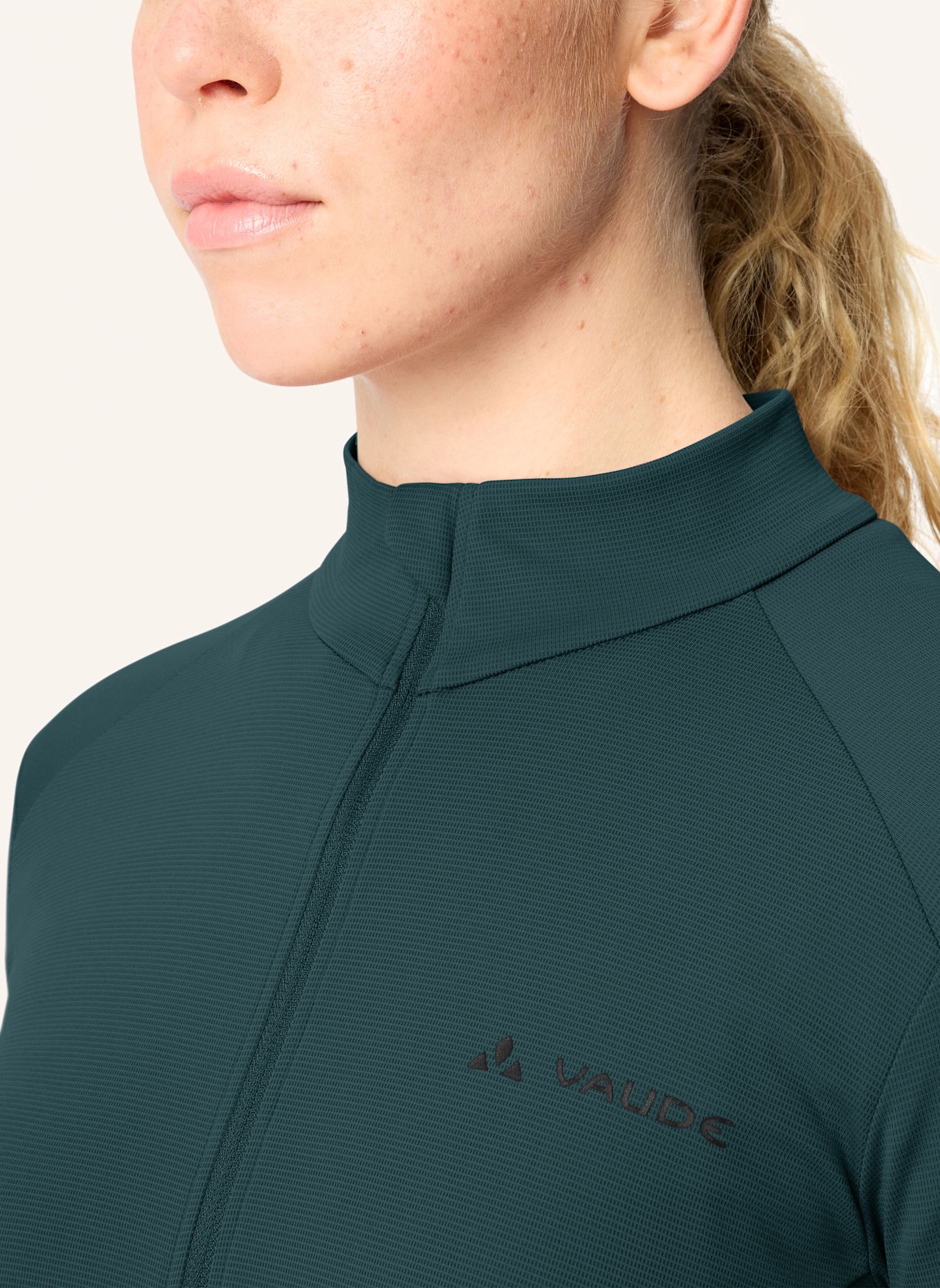 VAUDE Radtrikot W MATERA LS TRICOT II: GRÜN