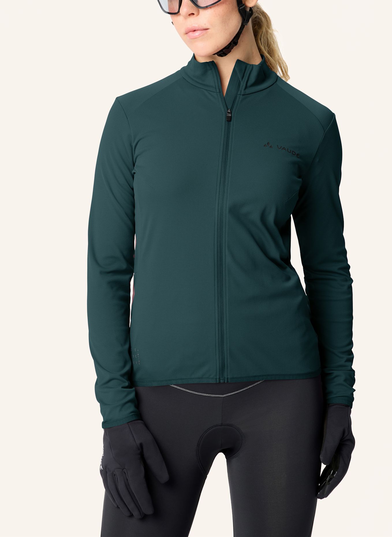 VAUDE Radtrikot W MATERA LS TRICOT II: GRÜN