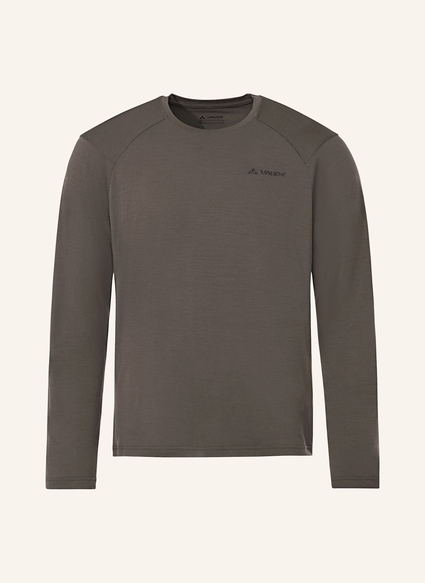 VAUDE Funktionsshirt M ESSENTIAL WOOL SHIRT: BRAUN